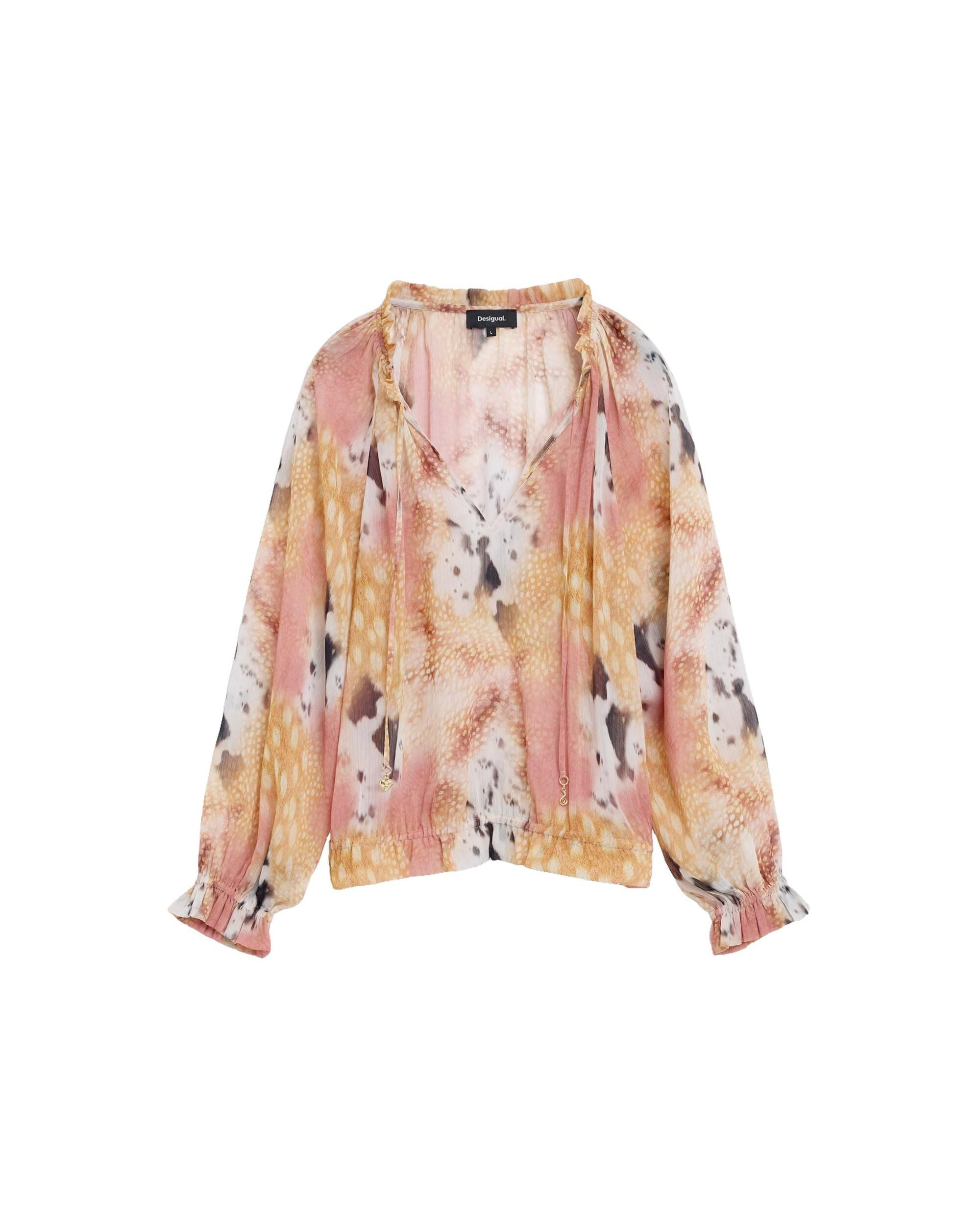 Blusa de mujer - Desigual - Blanco Blanco-4