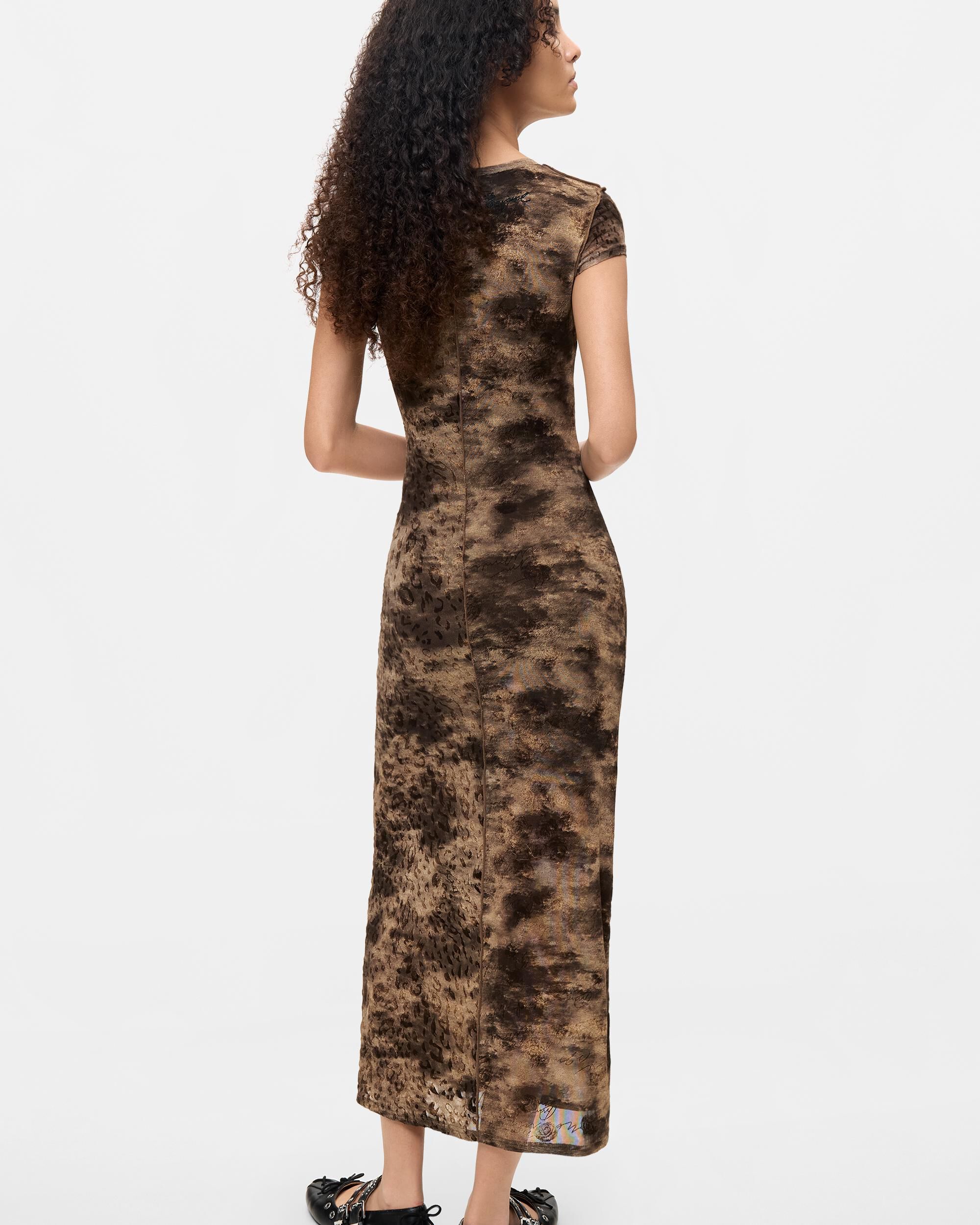 Vestido midi troquelados - Desigual - Negro Negro-3