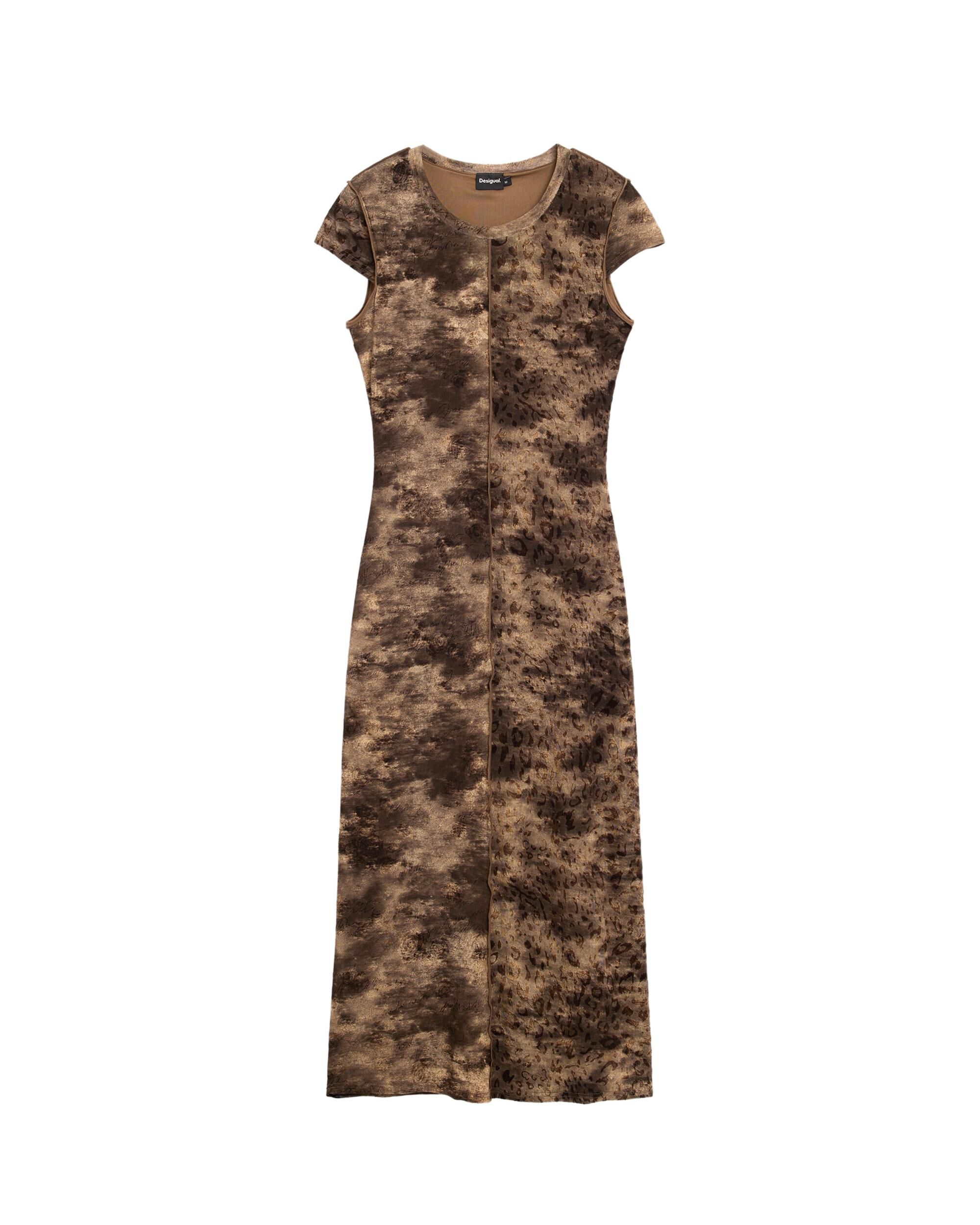 Vestido midi troquelados - Desigual - Negro Negro-5
