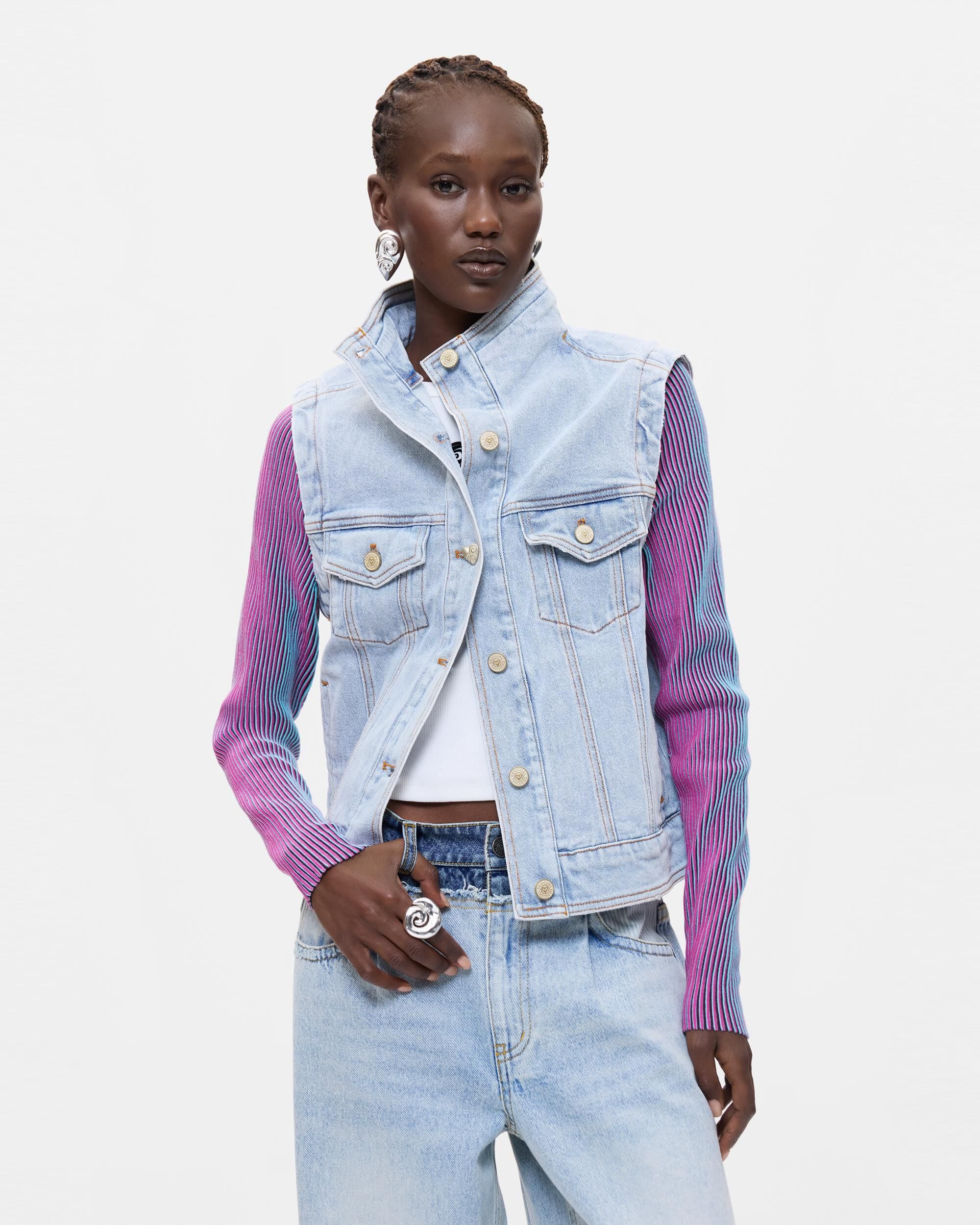 Chaqueta de mujer desmontable - Desigual - Azul Azul-1