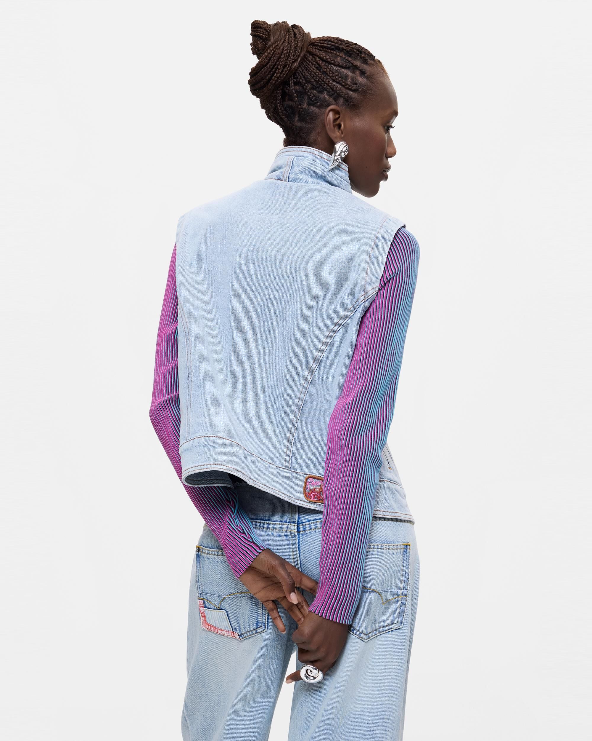 Chaqueta de mujer desmontable - Desigual - Azul Azul-2