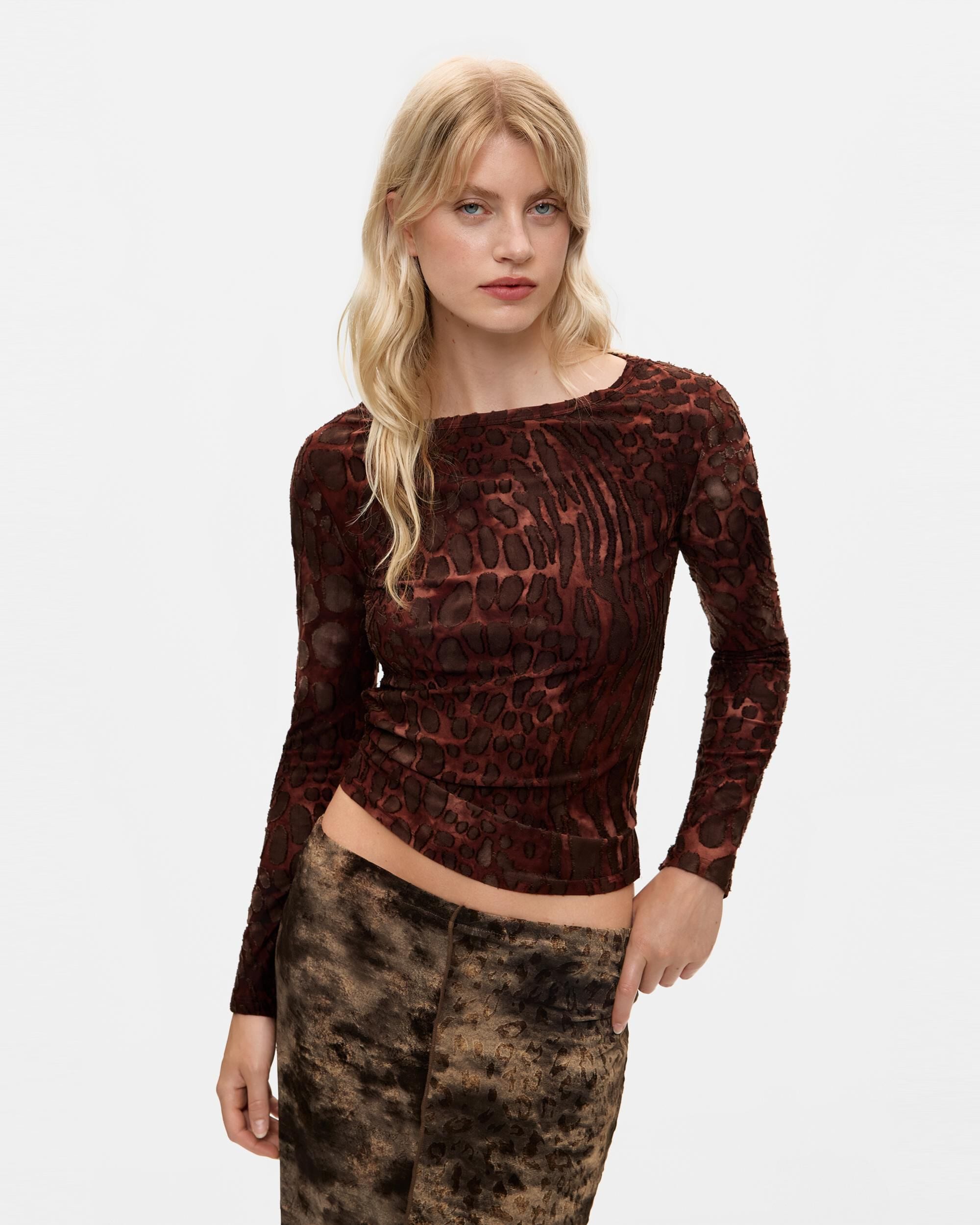 Camiseta de mujer flocada - Desigual - Negro Negro-1