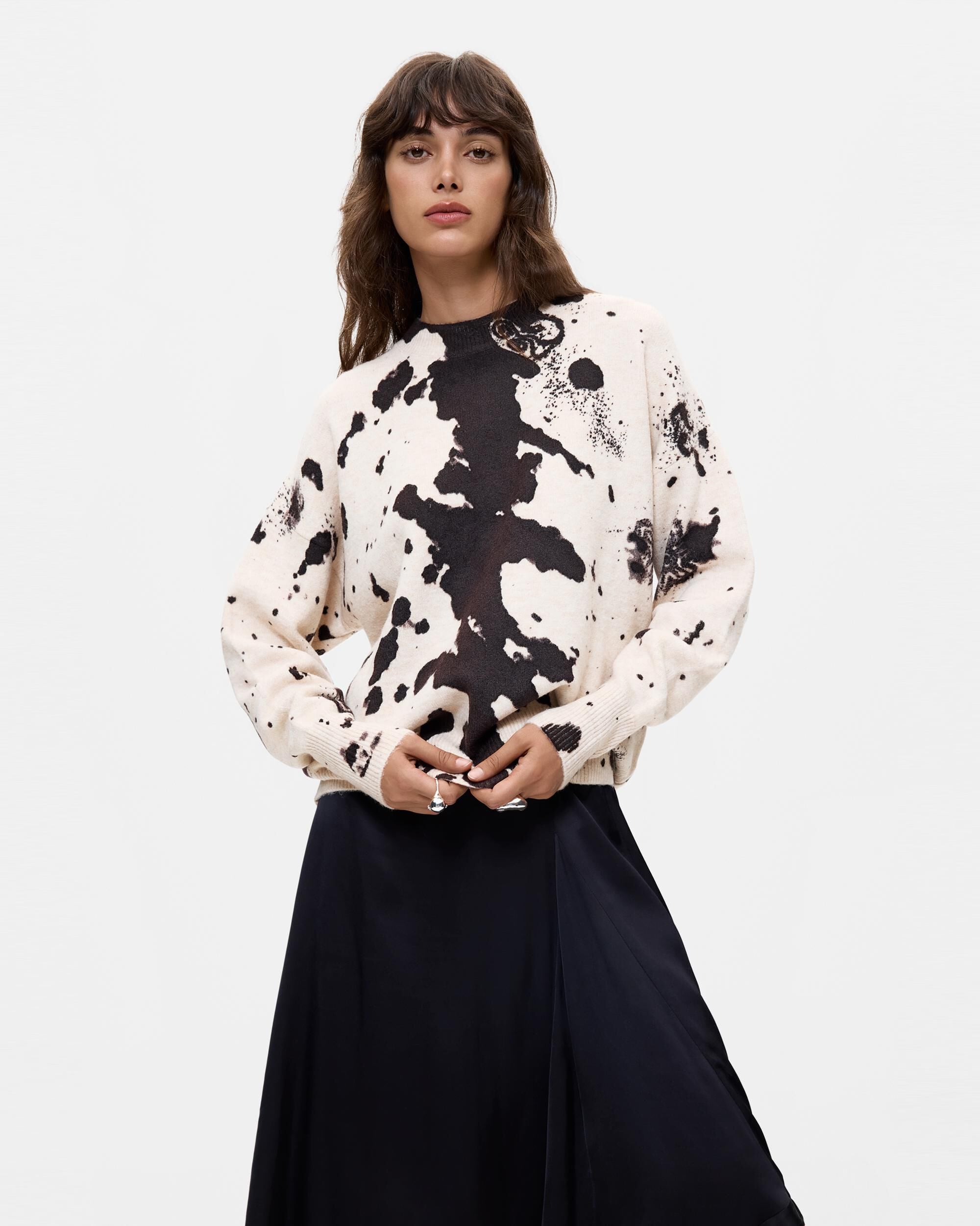 Imagen 0 de Jersey de mujer estampado Blanco
