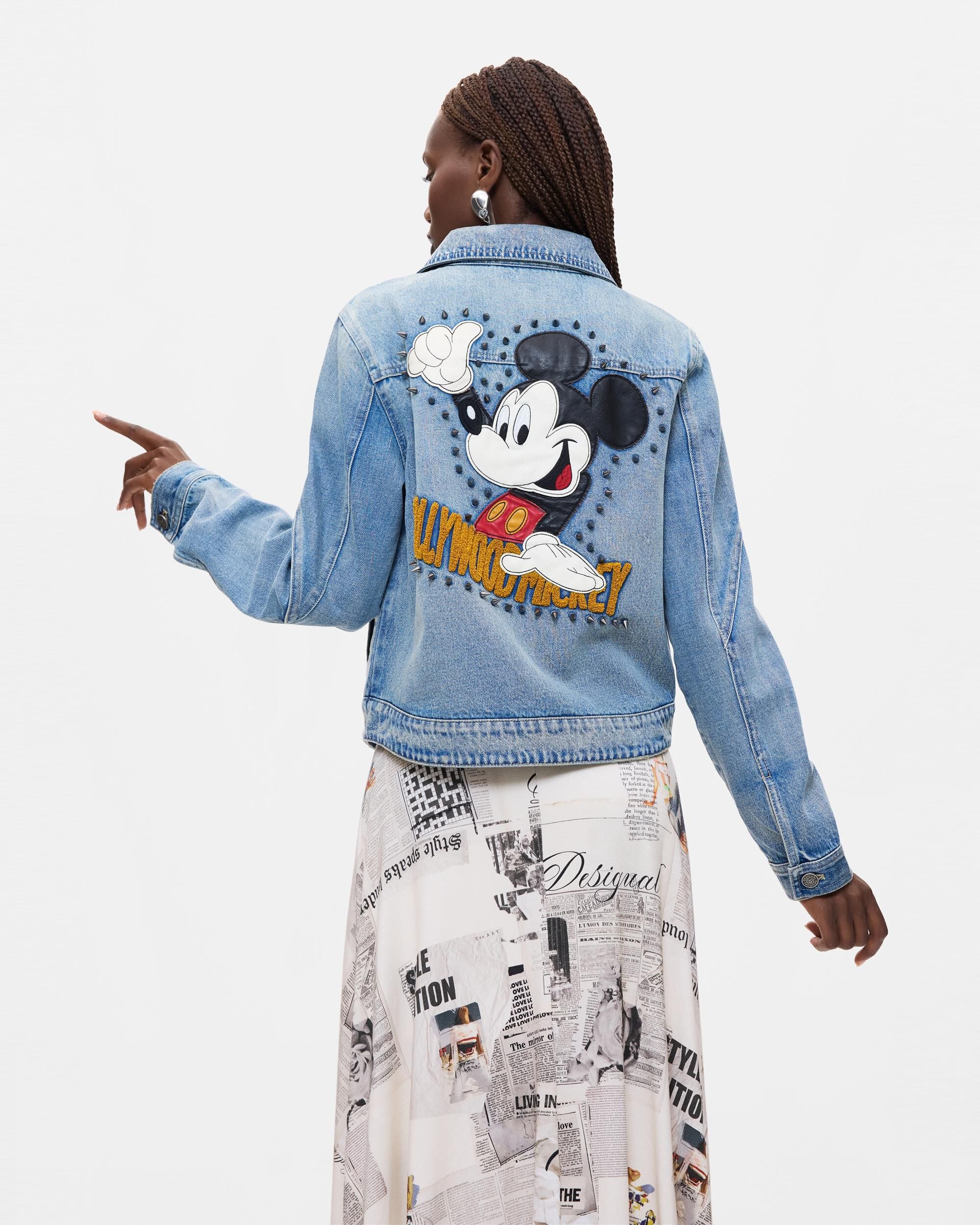 Chaqueta de mujer disney™ estampada - Desigual - Azul Azul-3