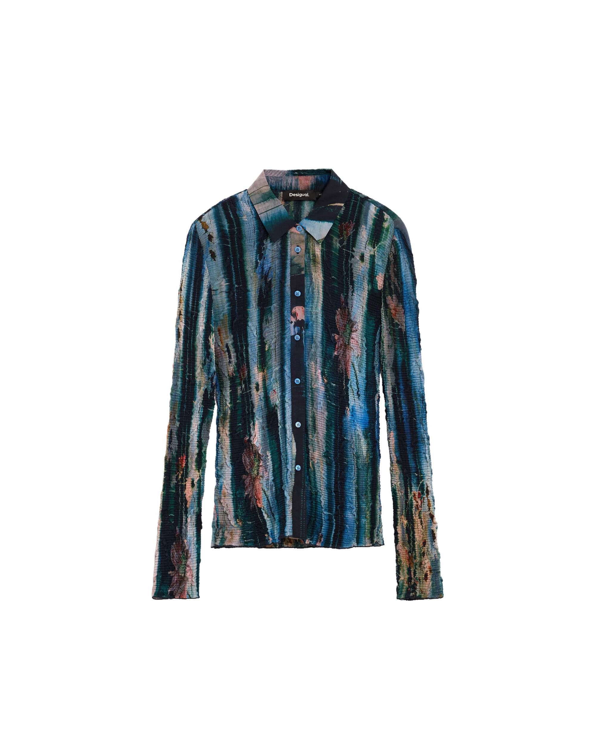 Camisa de mujer estampada - Desigual - Verde Verde-5