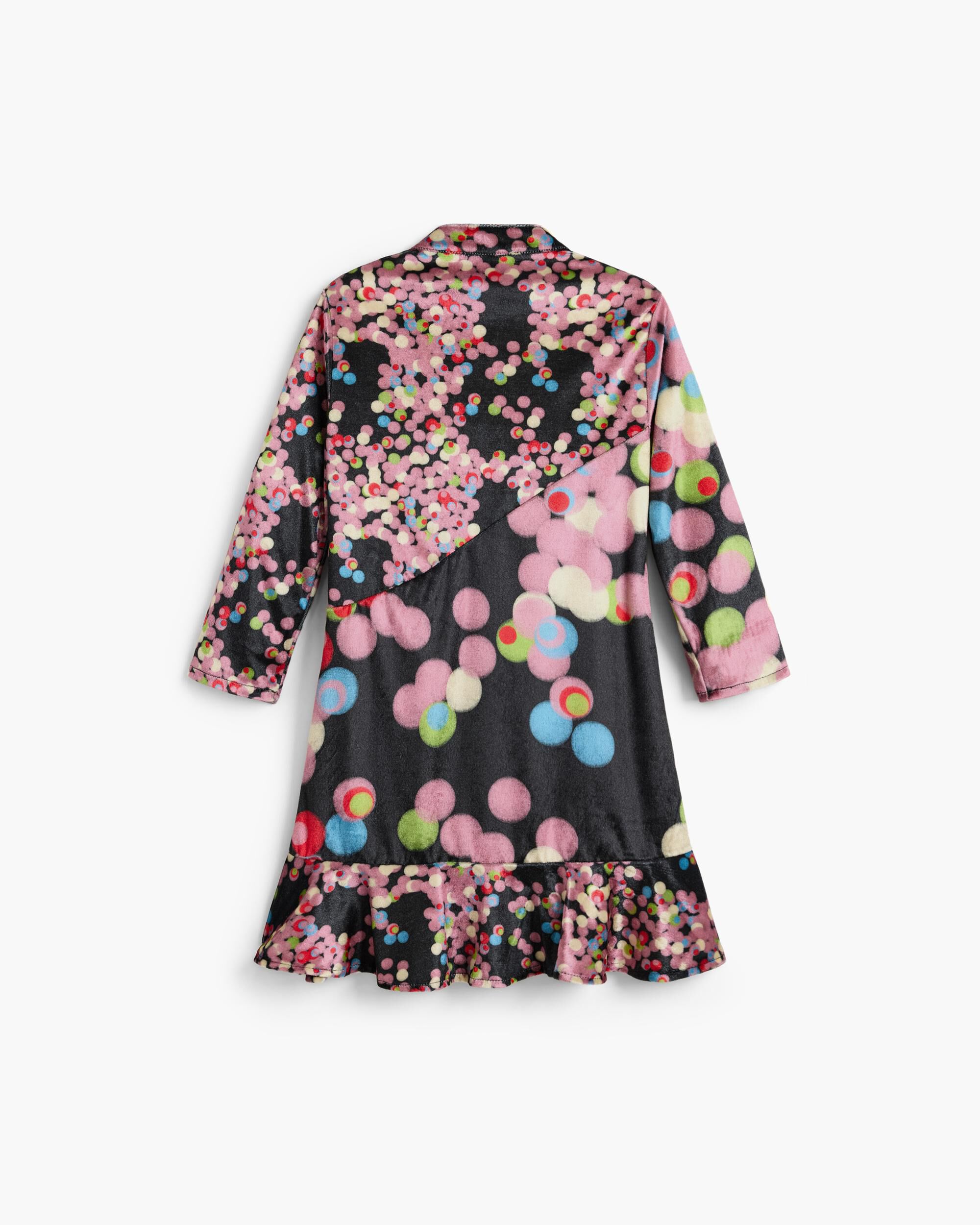 Imagen 5 de Vestido de niña manga larga estampado - Desigual - Negro Negro