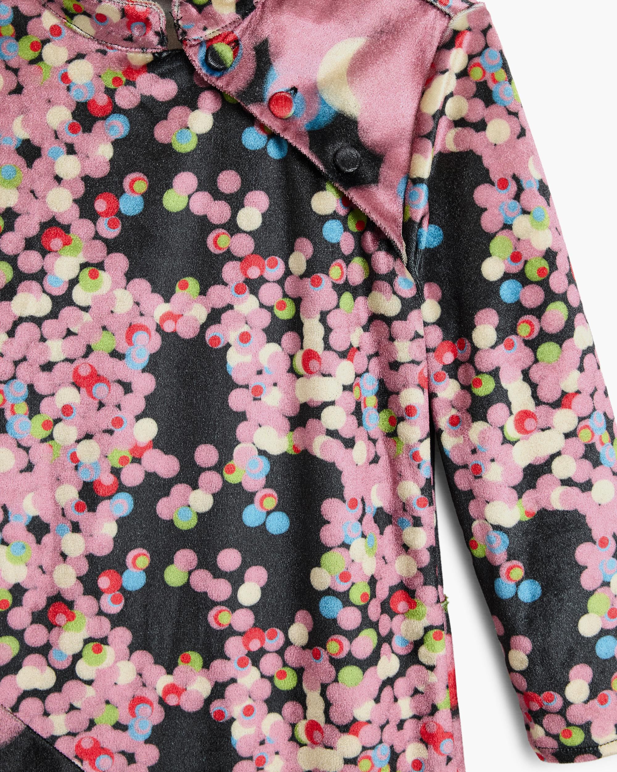 Imagen 2 de Vestido de niña manga larga estampado - Desigual - Negro Negro