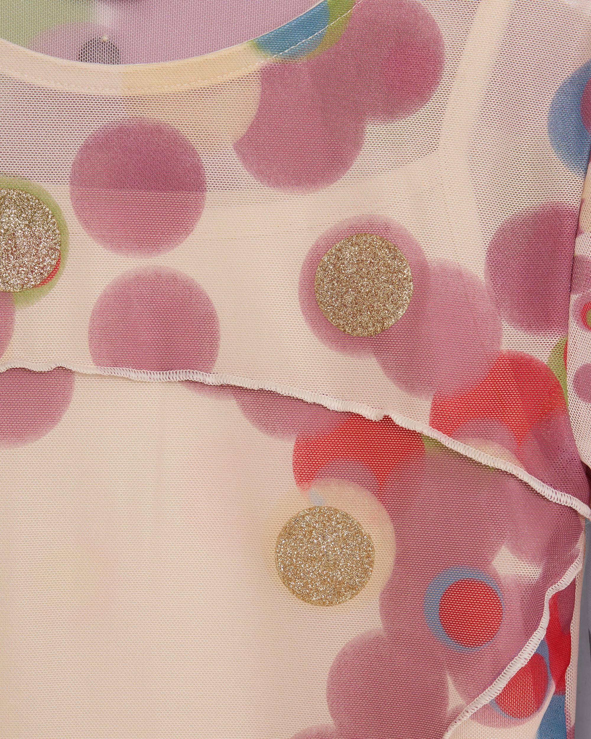 Imagen 4 de Camiseta de niña manga larga flores - Desigual - Blanco Blanco