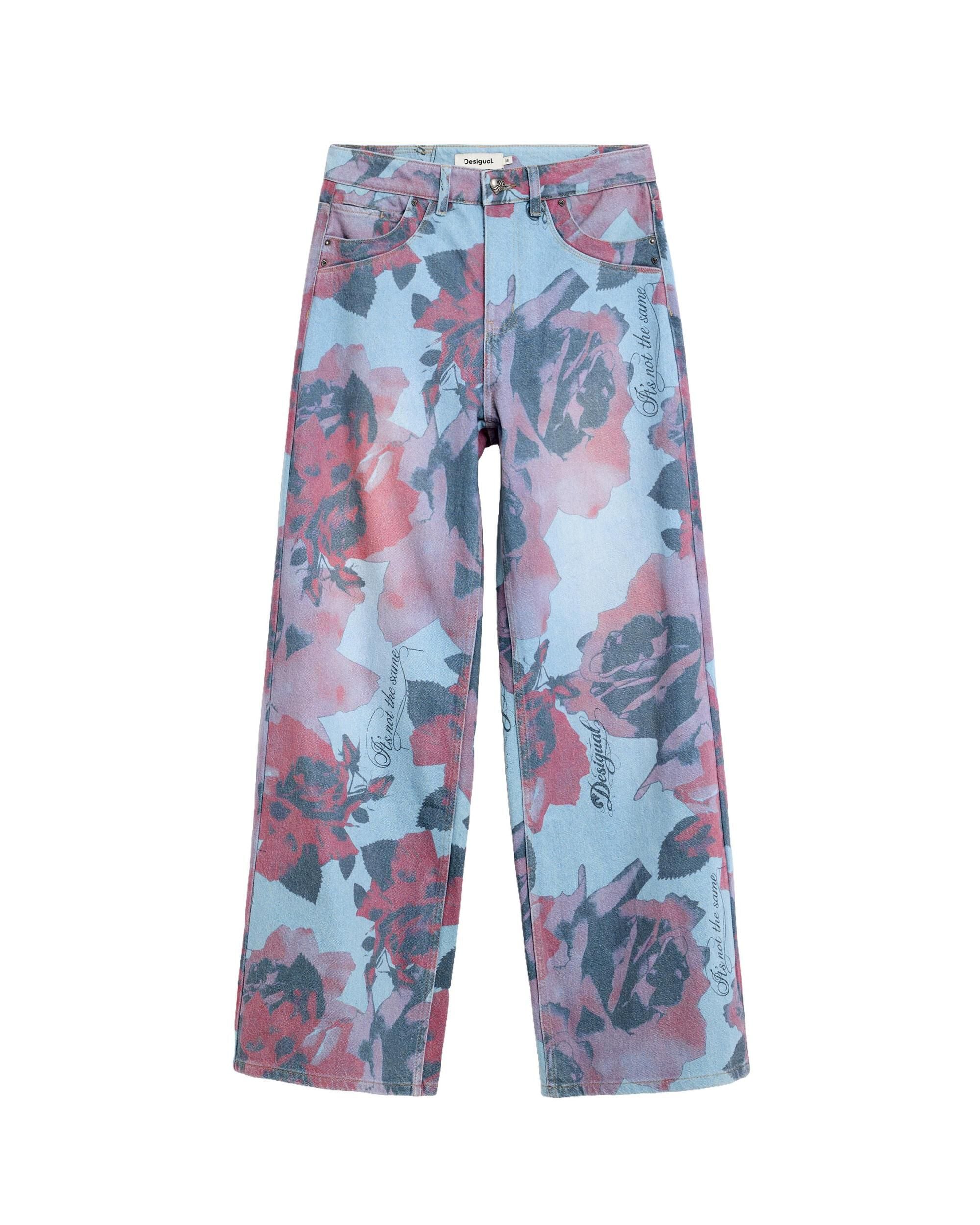 Pantalón de mujer vaquero - Desigual - Azul Azul-4
