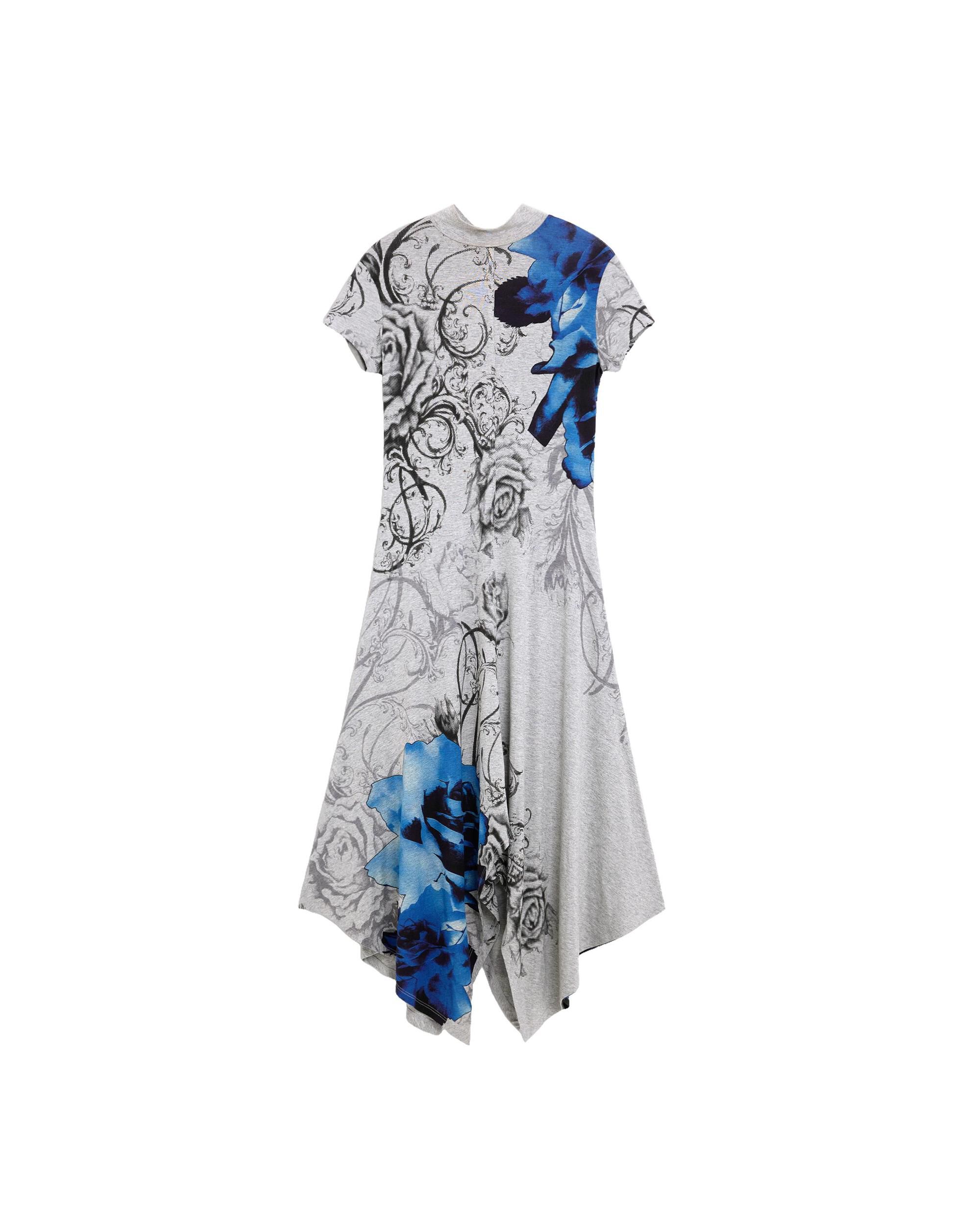 Vestido midi halter estampado - Desigual - Negro Negro-5