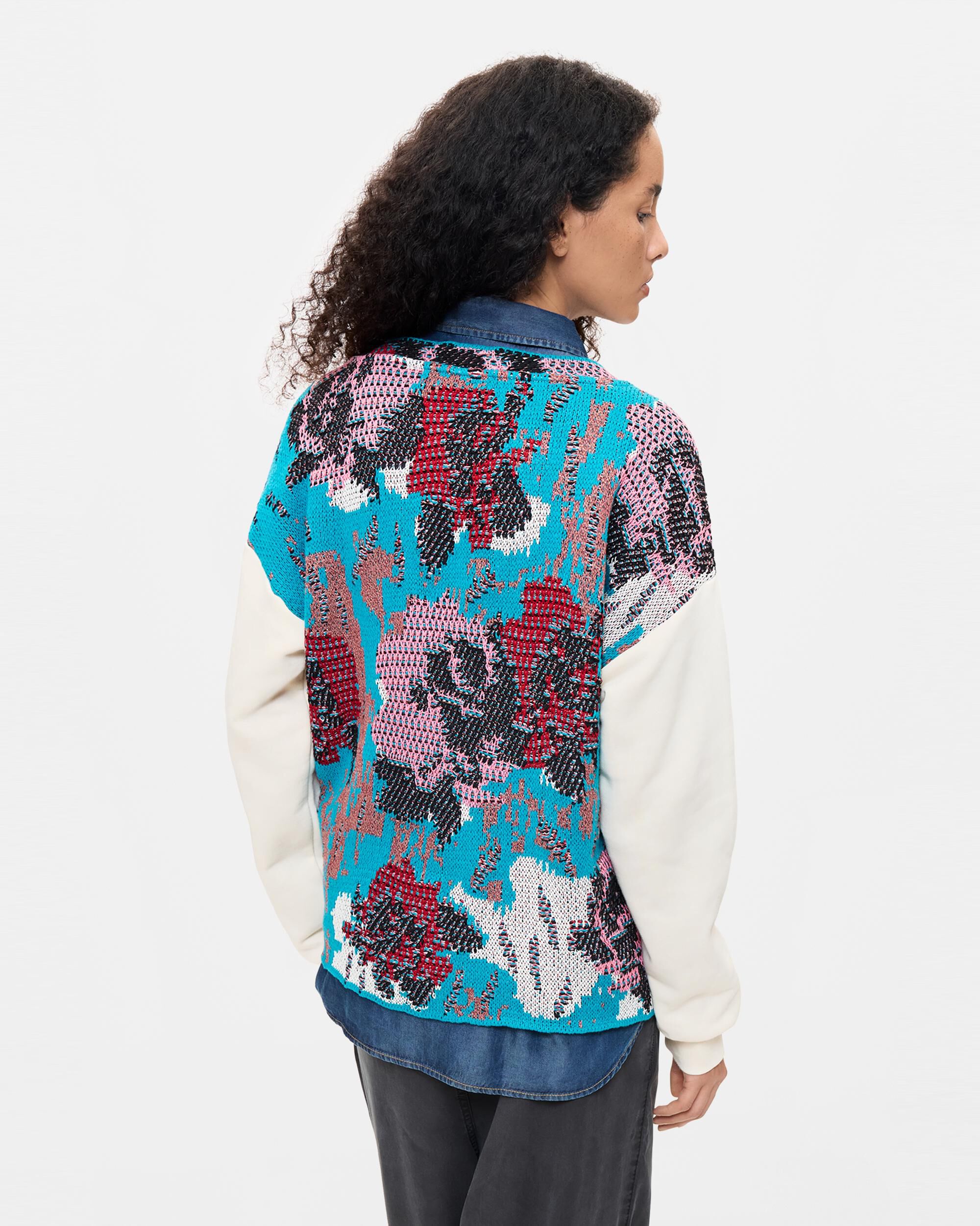 Sudadera de mujer espalda bordada - Desigual - Blanco Blanco-3