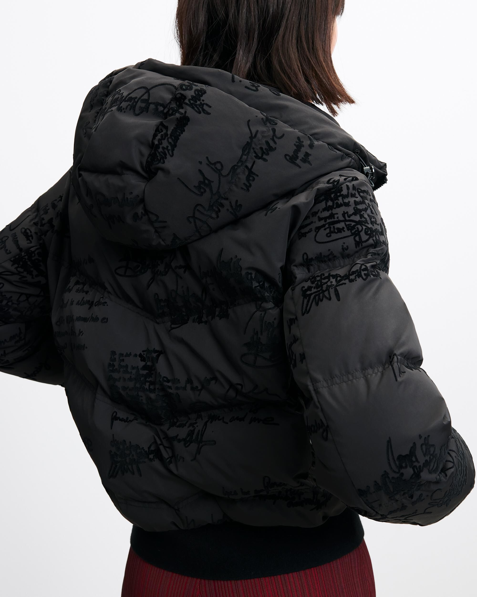 Imagen 3 de Chaqueta de mujer corta acolchada regular - Desigual - Negro Negro