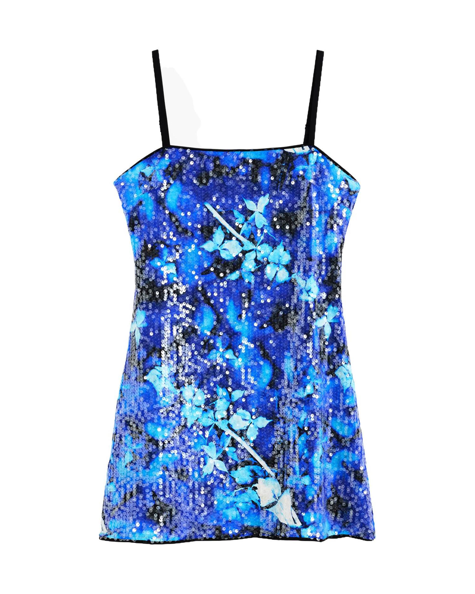 Vestido tirantes estampado - Desigual - Azul Azul-5