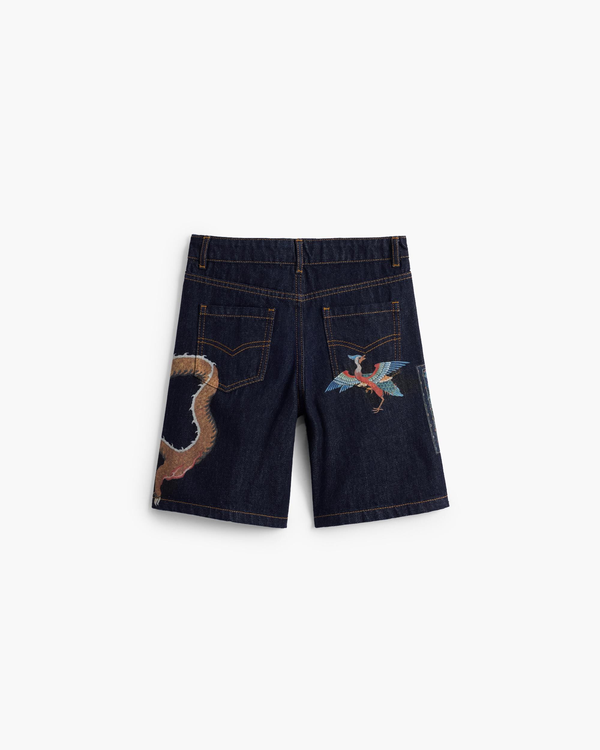 Imagen 5 de Bermuda de niño vaquera parches - Desigual - Azul Azul