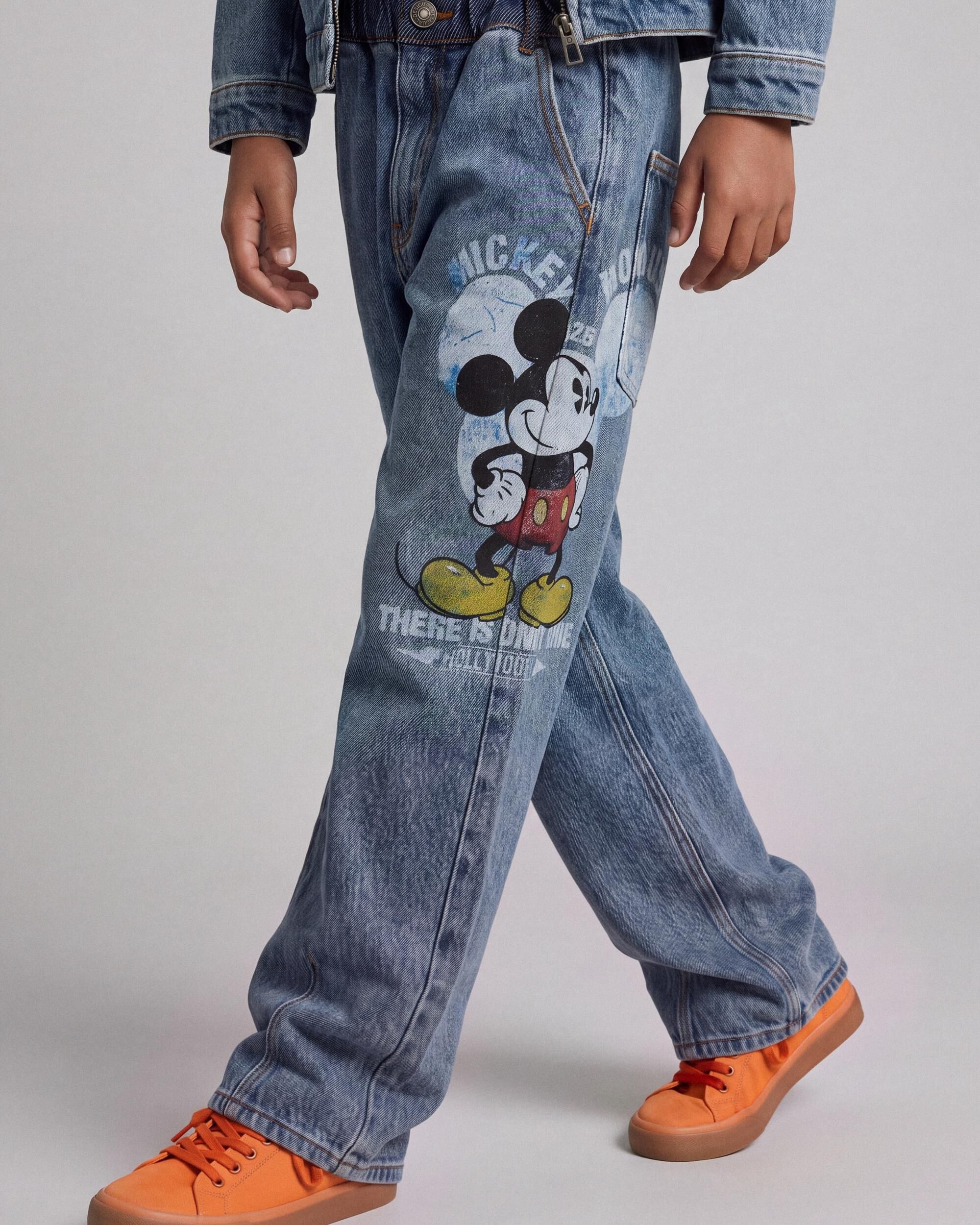 Imagen 2 de Pantalón de niño vaquero mickey™ mouse disney™ - Desigual - Azul Azul