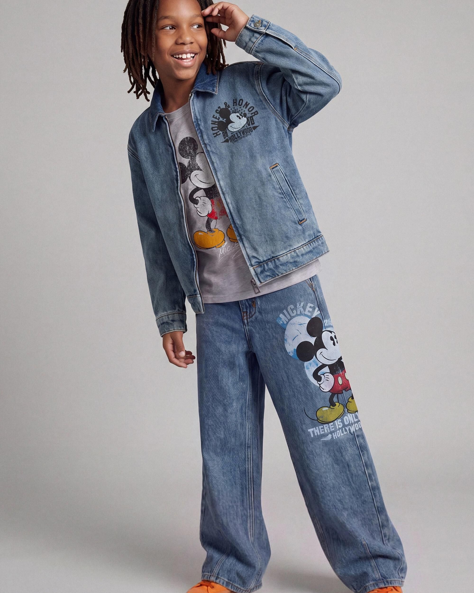 Imagen 3 de Pantalón de niño vaquero mickey™ mouse disney™ - Desigual - Azul Azul