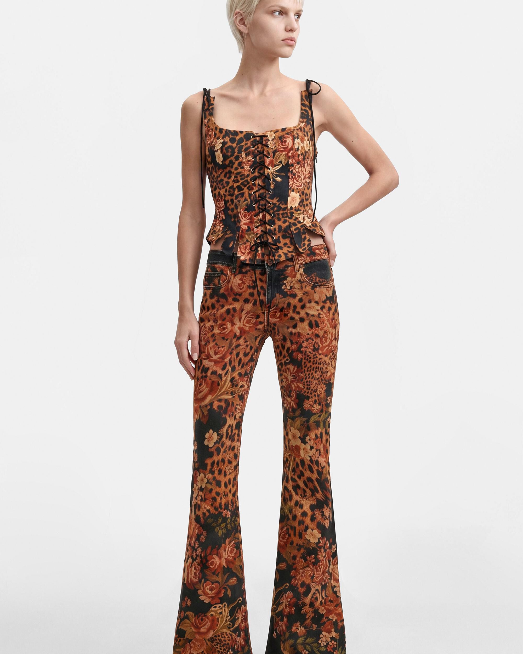 Blusa de mujer estampado animal - Desigual - Negro Negro-2