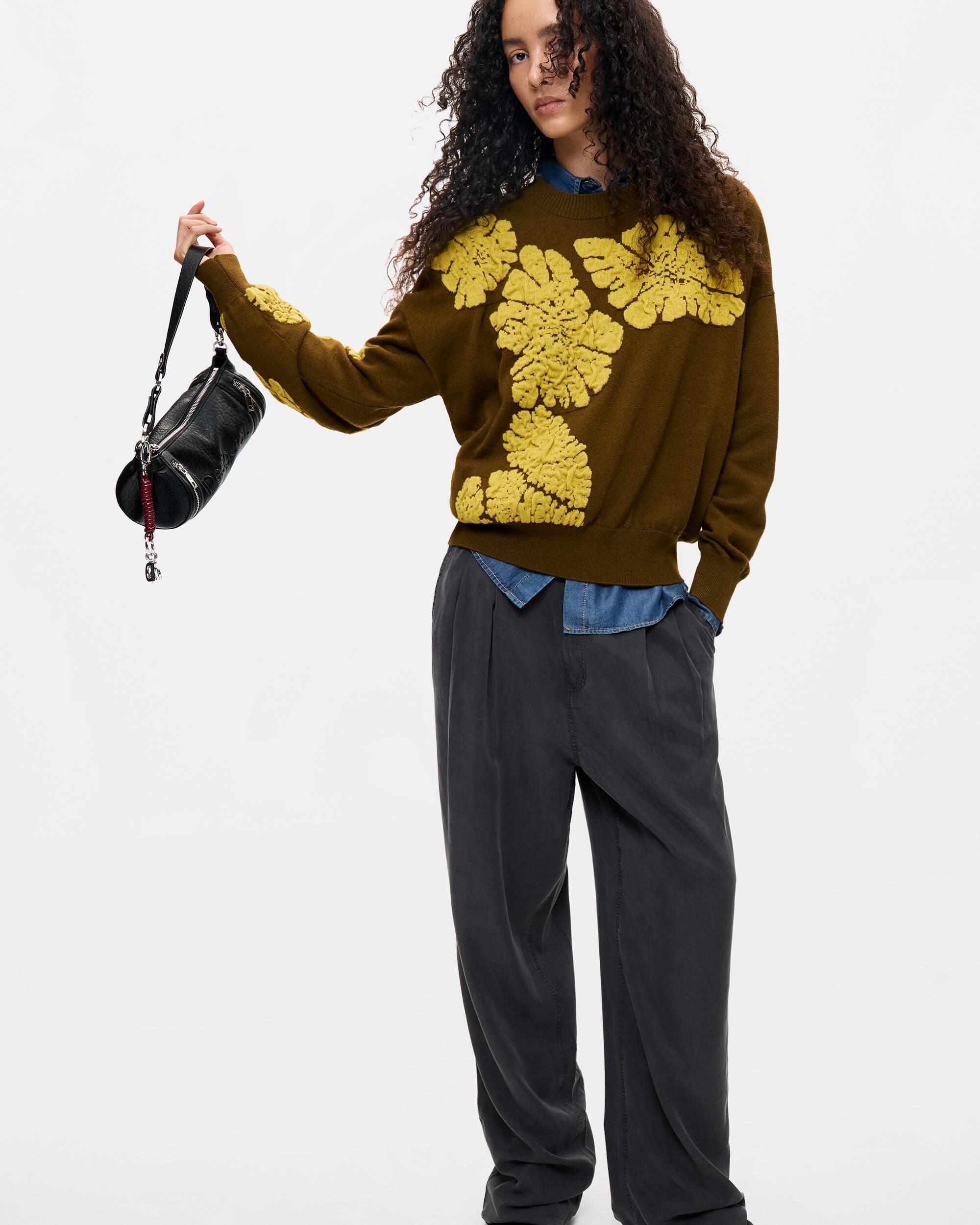 Imagen 0 de Pantalón de mujer Recto Negro