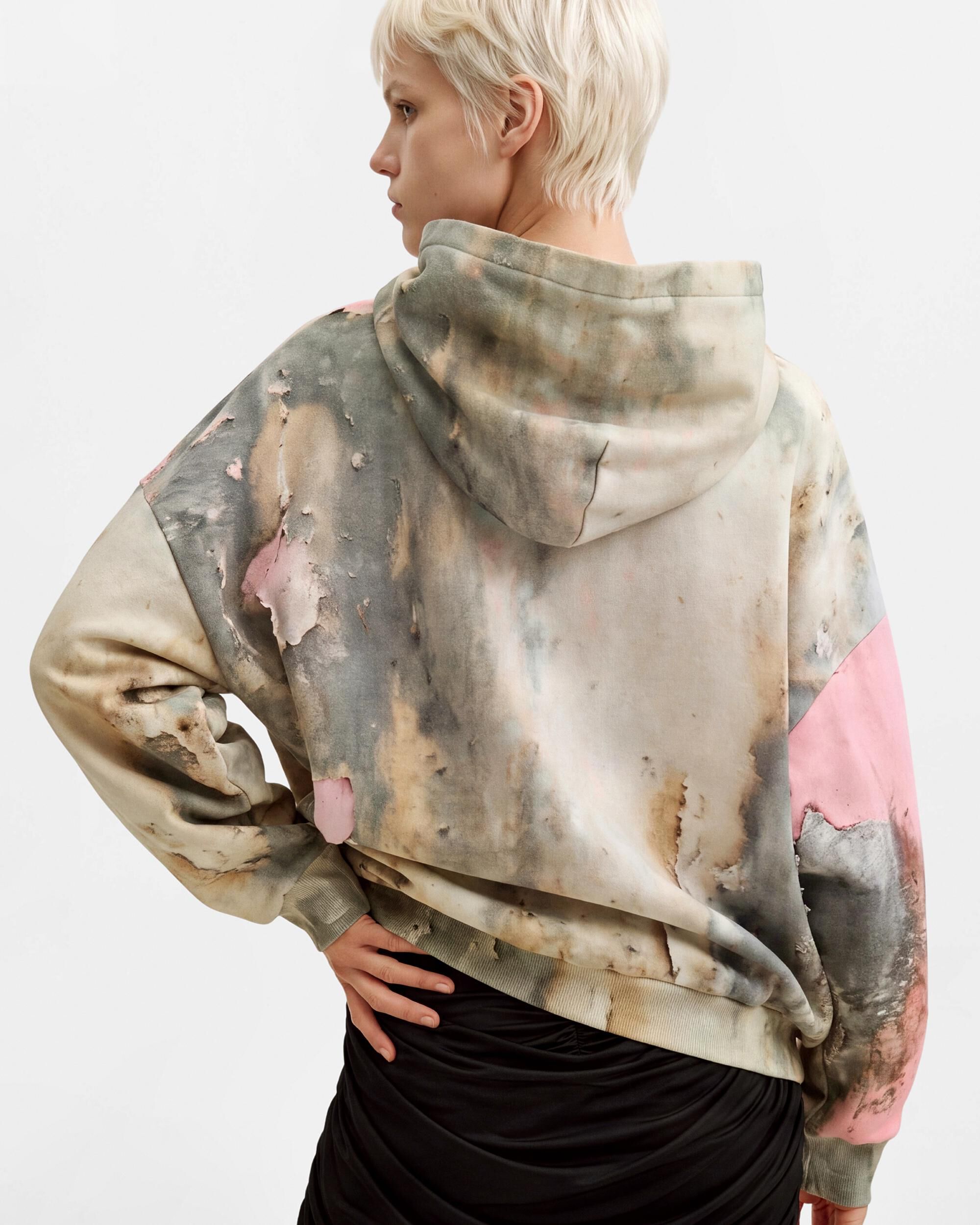 Sudadera de mujer oversize estampada - Desigual - Multicolor Multicolor-3