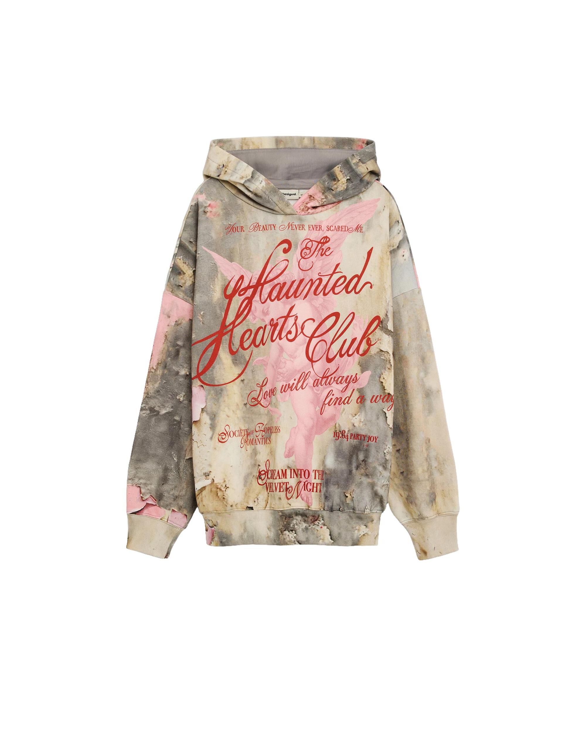 Sudadera de mujer oversize estampada - Desigual - Multicolor Multicolor-5