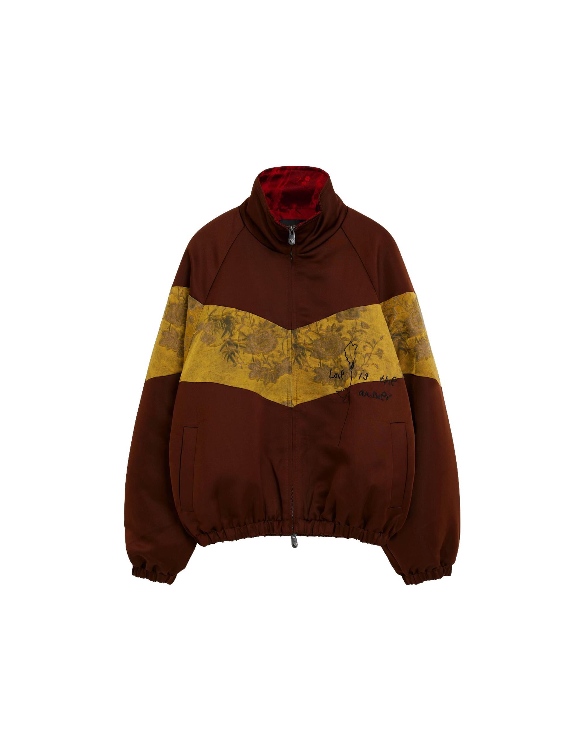 Chaqueta de mujer oversize estampado - Desigual - Marrón Marrón-5