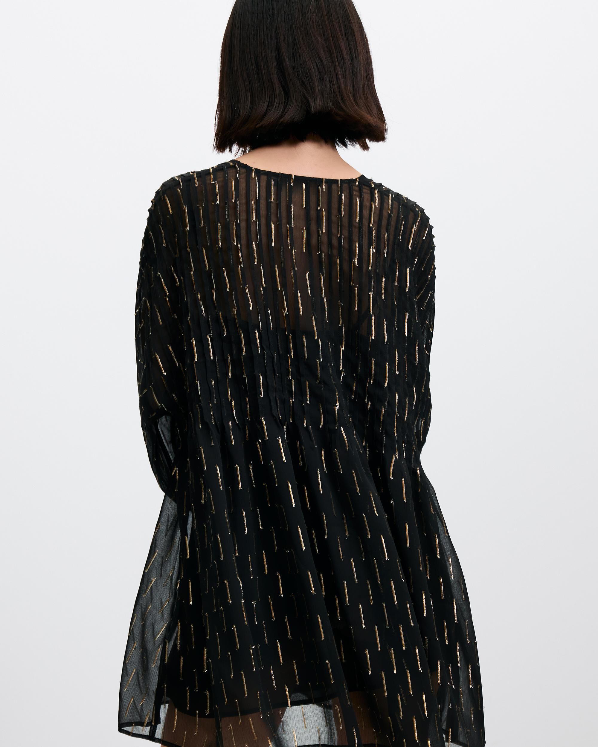 Imagen 3 de Vestido estampado corto - Desigual - Negro Negro