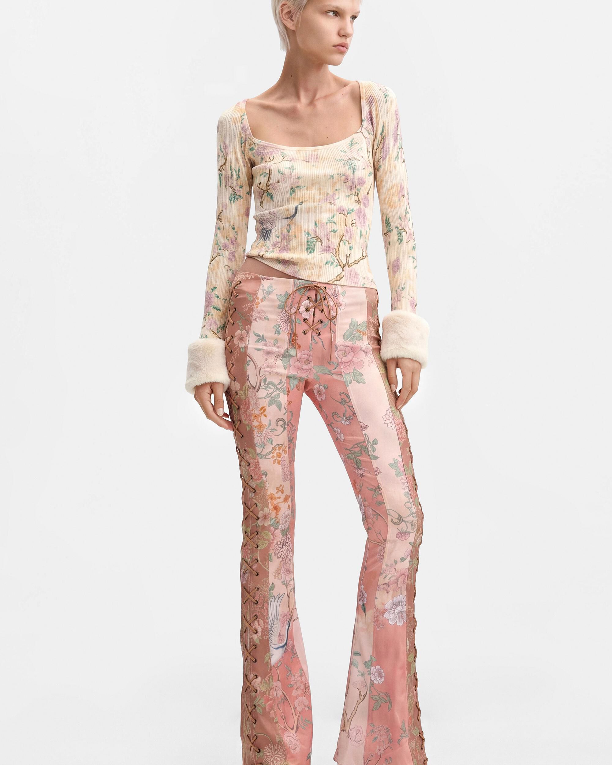 Jersey de mujer escote cuadrado - Desigual - Blanco Blanco-2