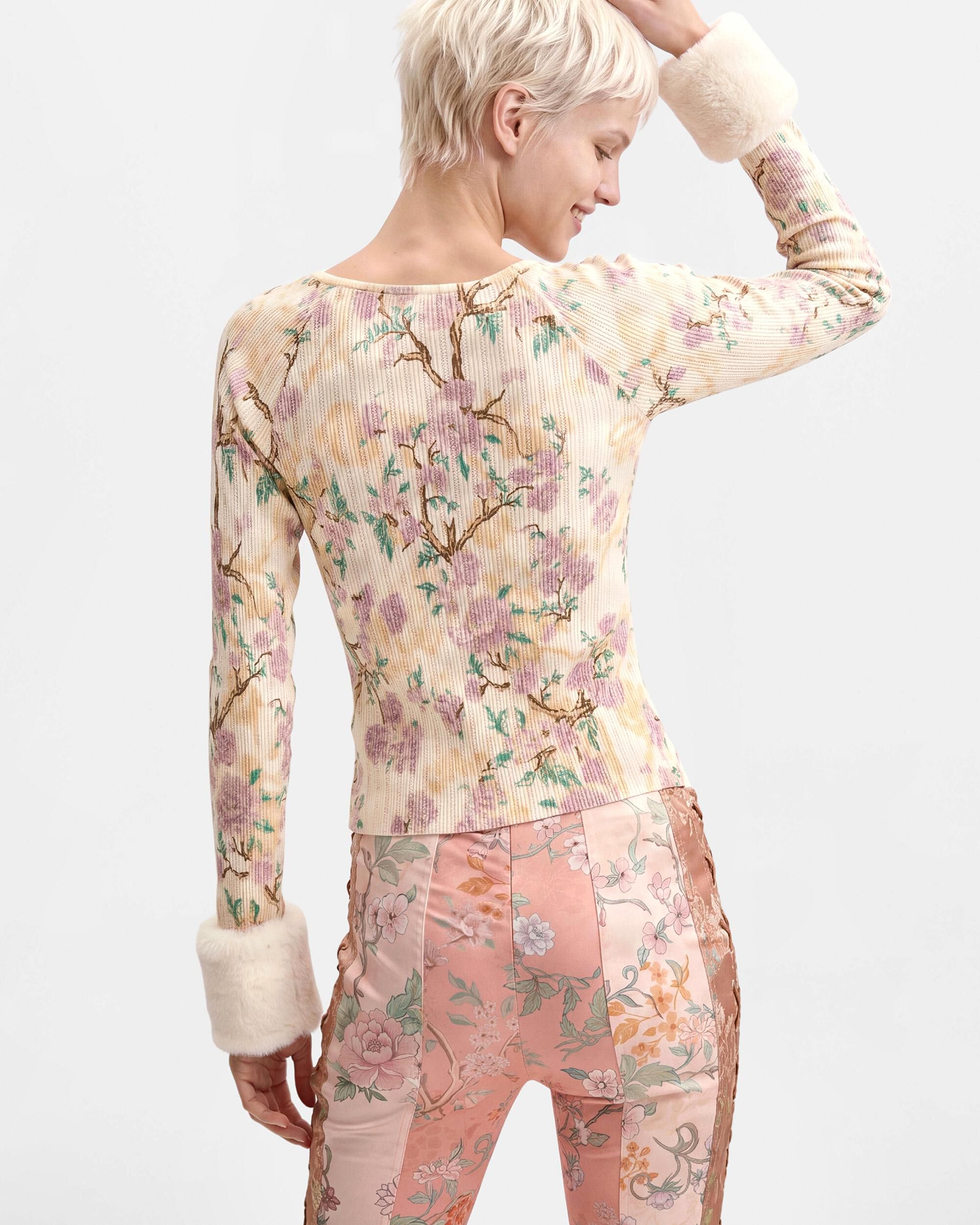 Jersey de mujer escote cuadrado - Desigual - Blanco Blanco-3