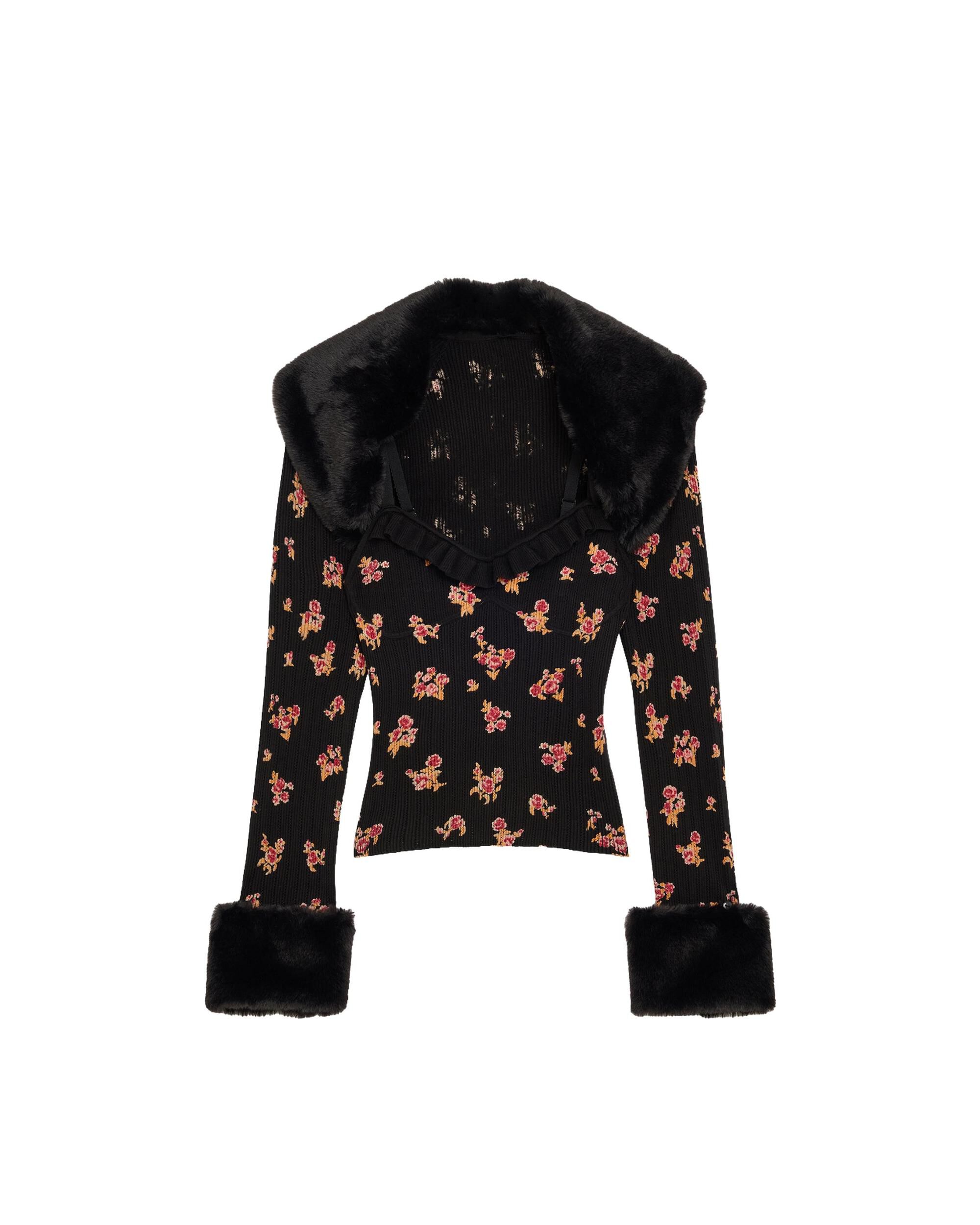 Jersey de mujer estampado - Desigual - Negro Negro-5