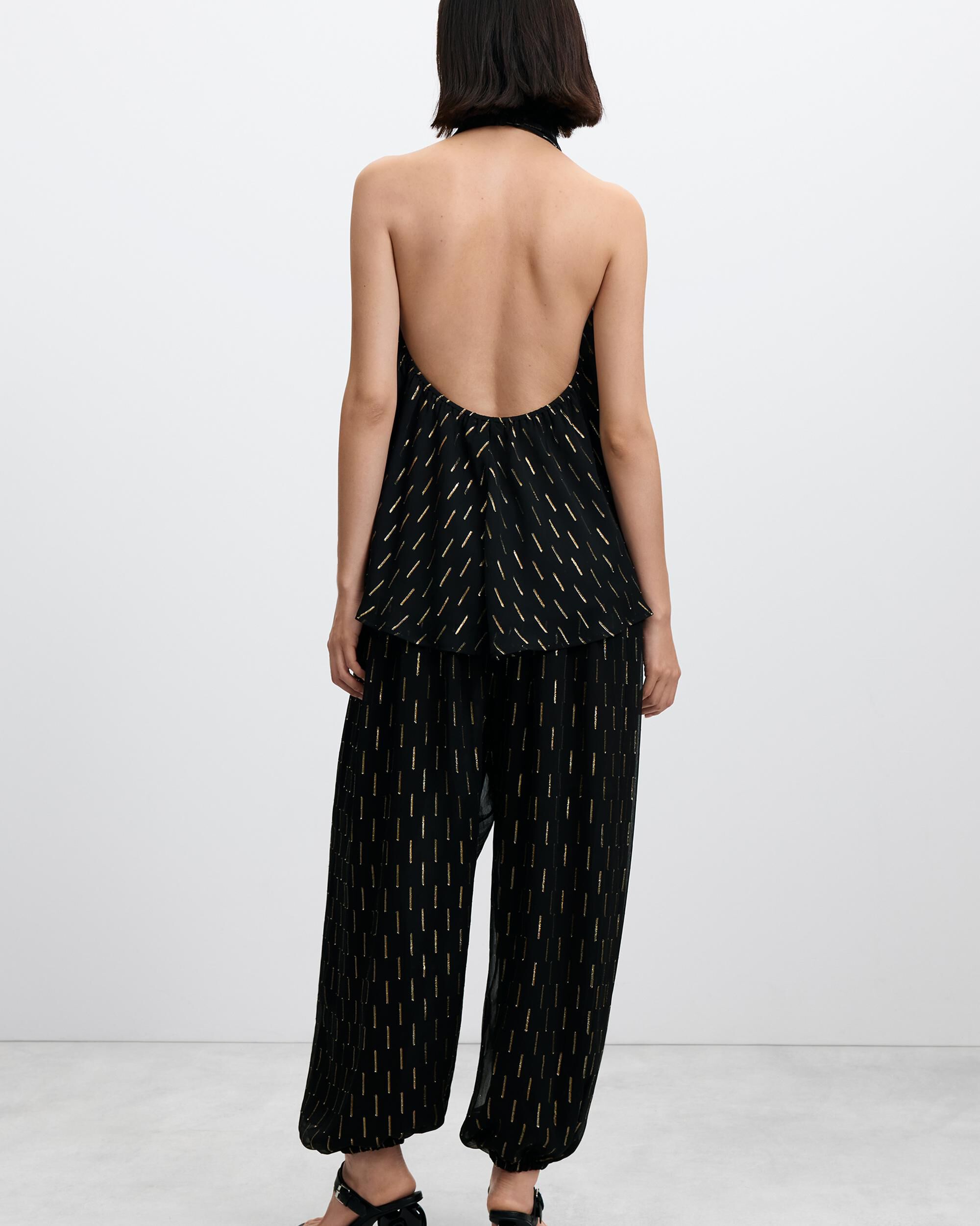 Imagen 3 de Pantalón de mujer globo largo - Desigual - Negro Negro