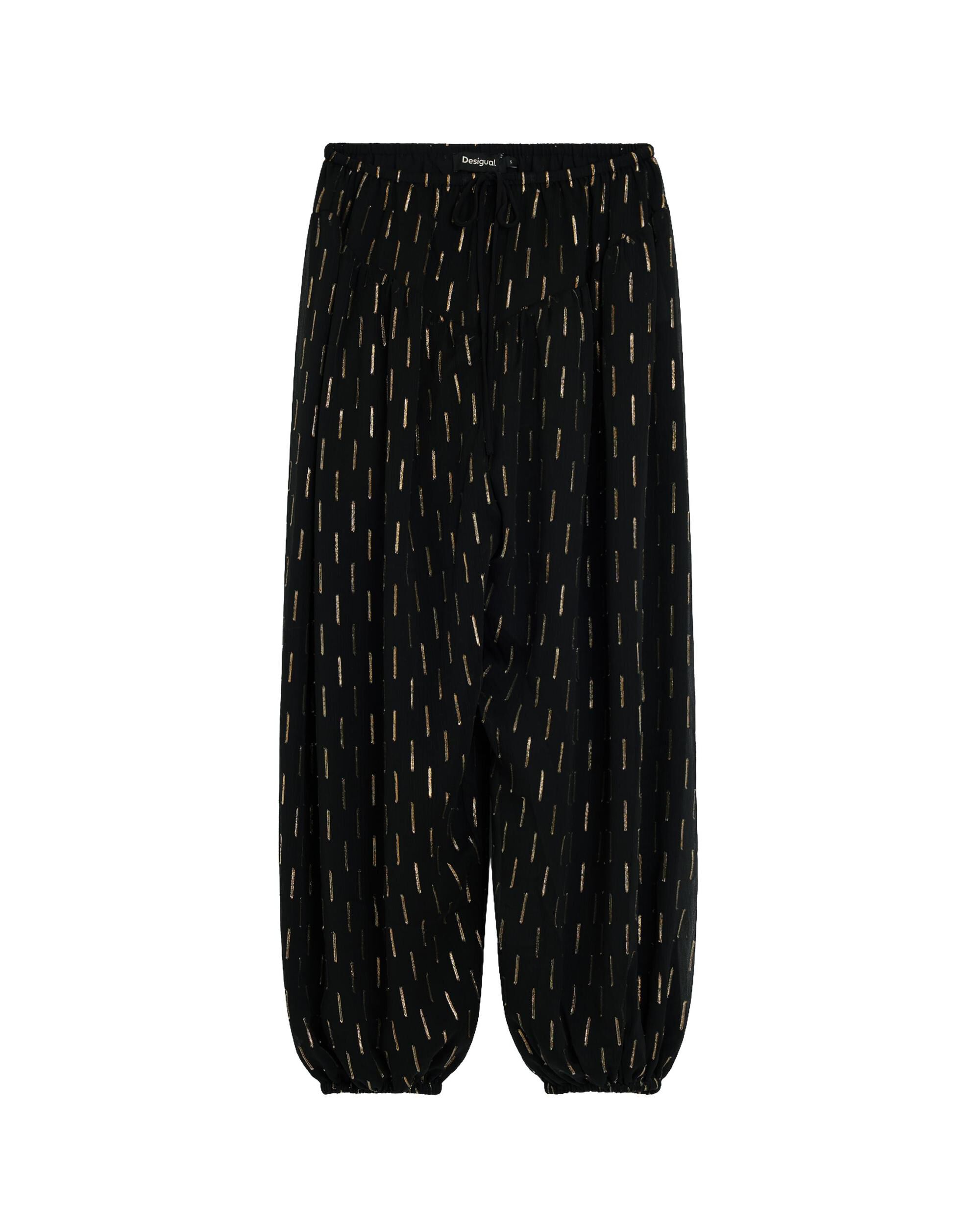 Imagen 5 de Pantalón de mujer globo largo - Desigual - Negro Negro