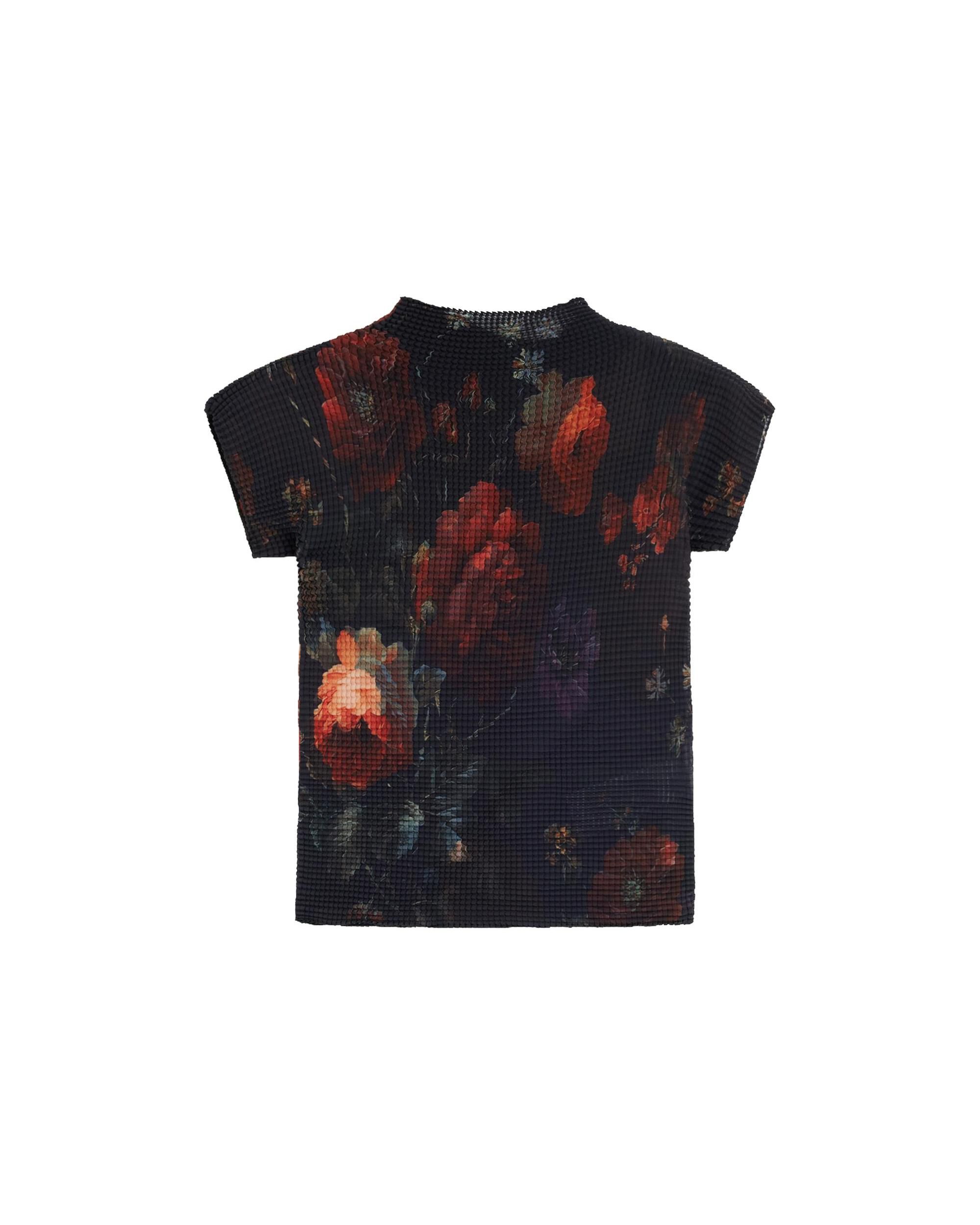 Imagen 5 de Blusa de mujer estampado flores - Desigual - Negro Negro