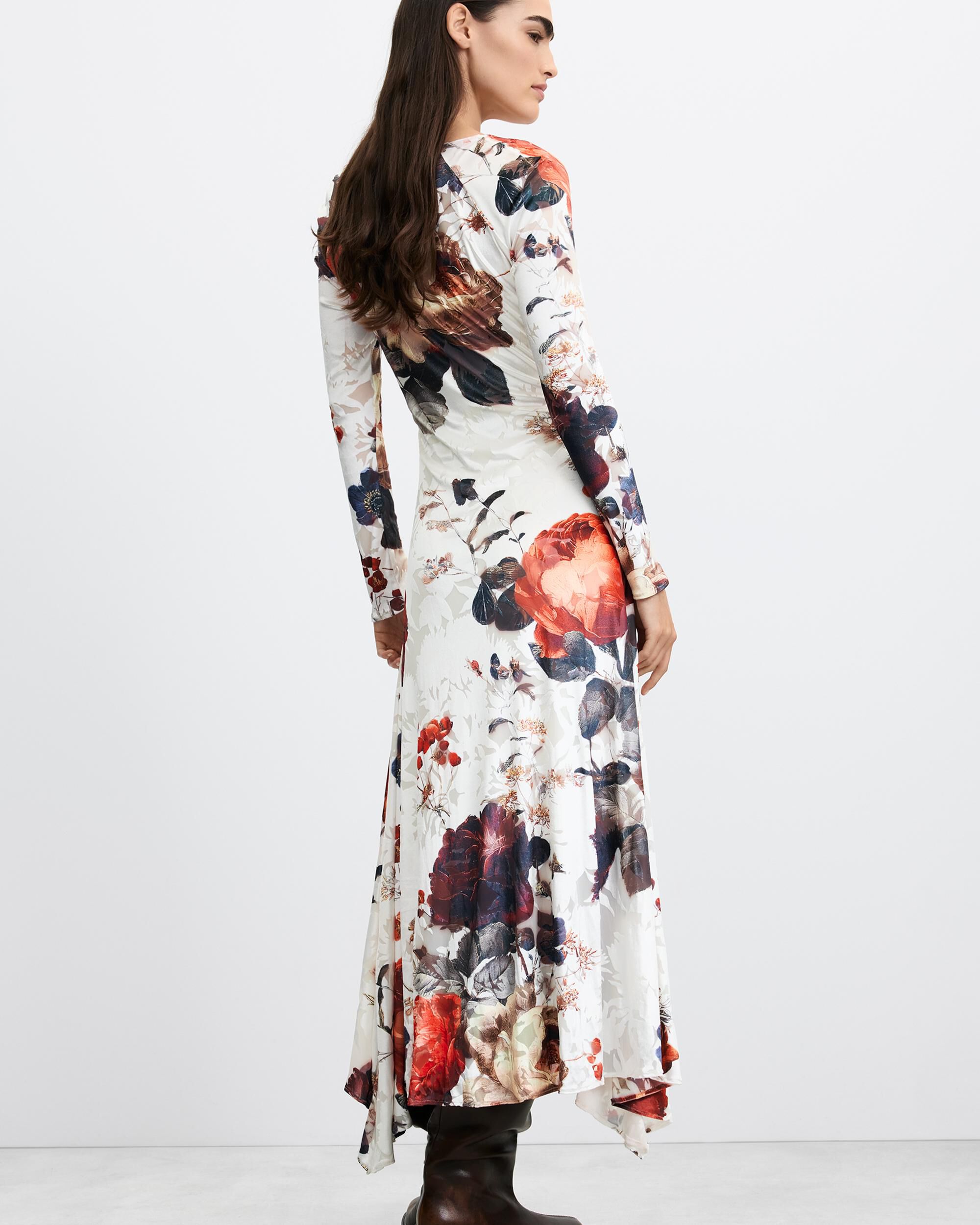 Imagen 2 de Vestido largo estampado - Desigual - Blanco Blanco