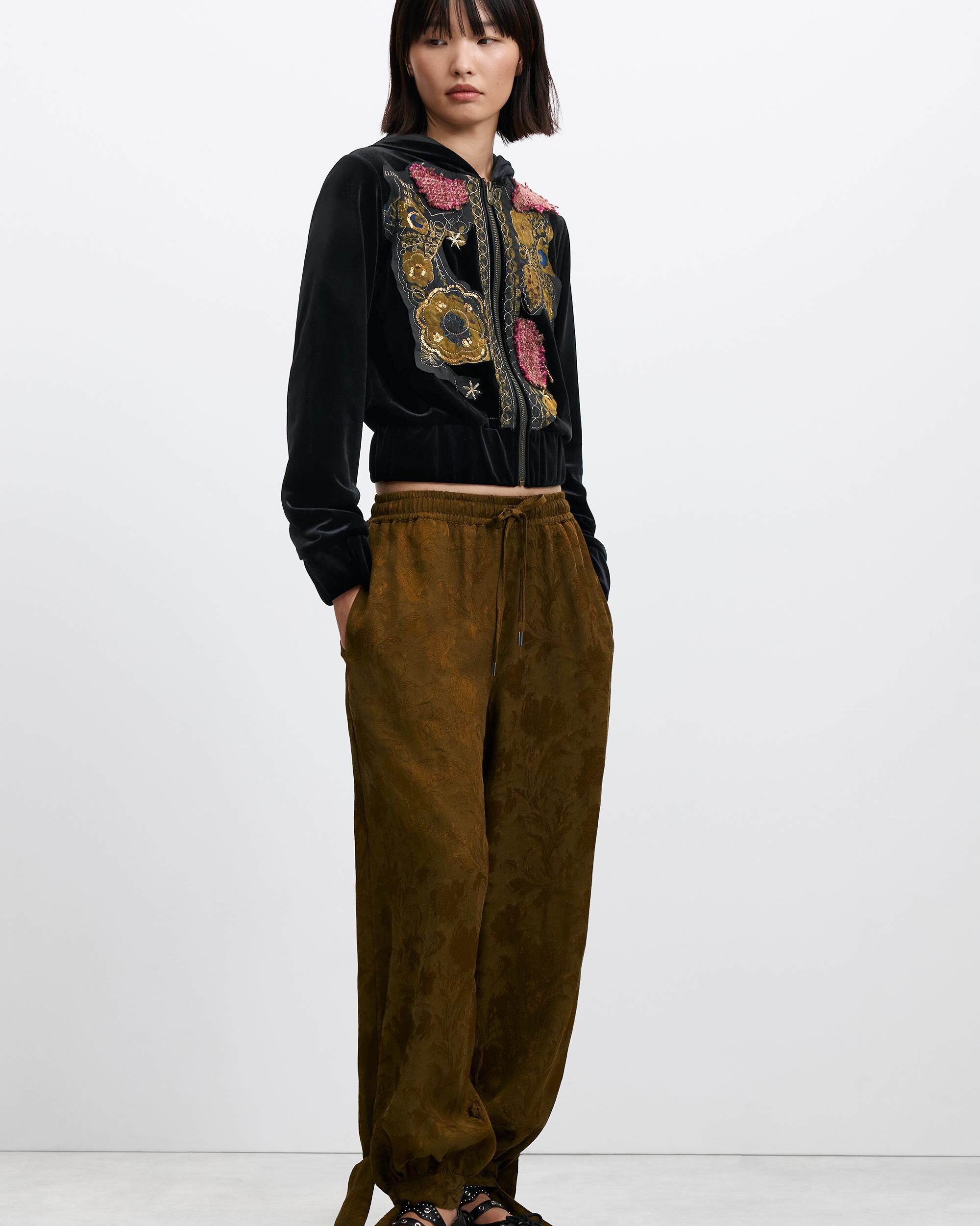 Imagen 2 de Sudadera mariposa negra - Desigual - Negro Negro