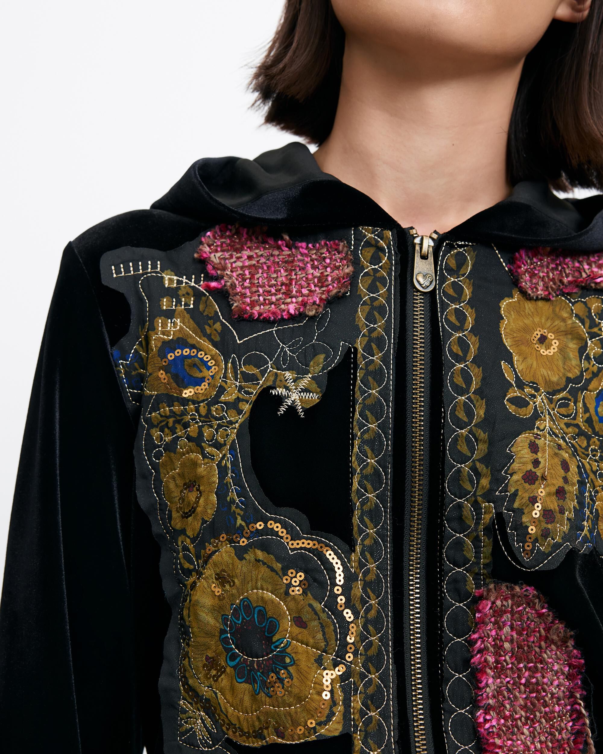 Imagen 4 de Sudadera mariposa negra - Desigual - Negro Negro