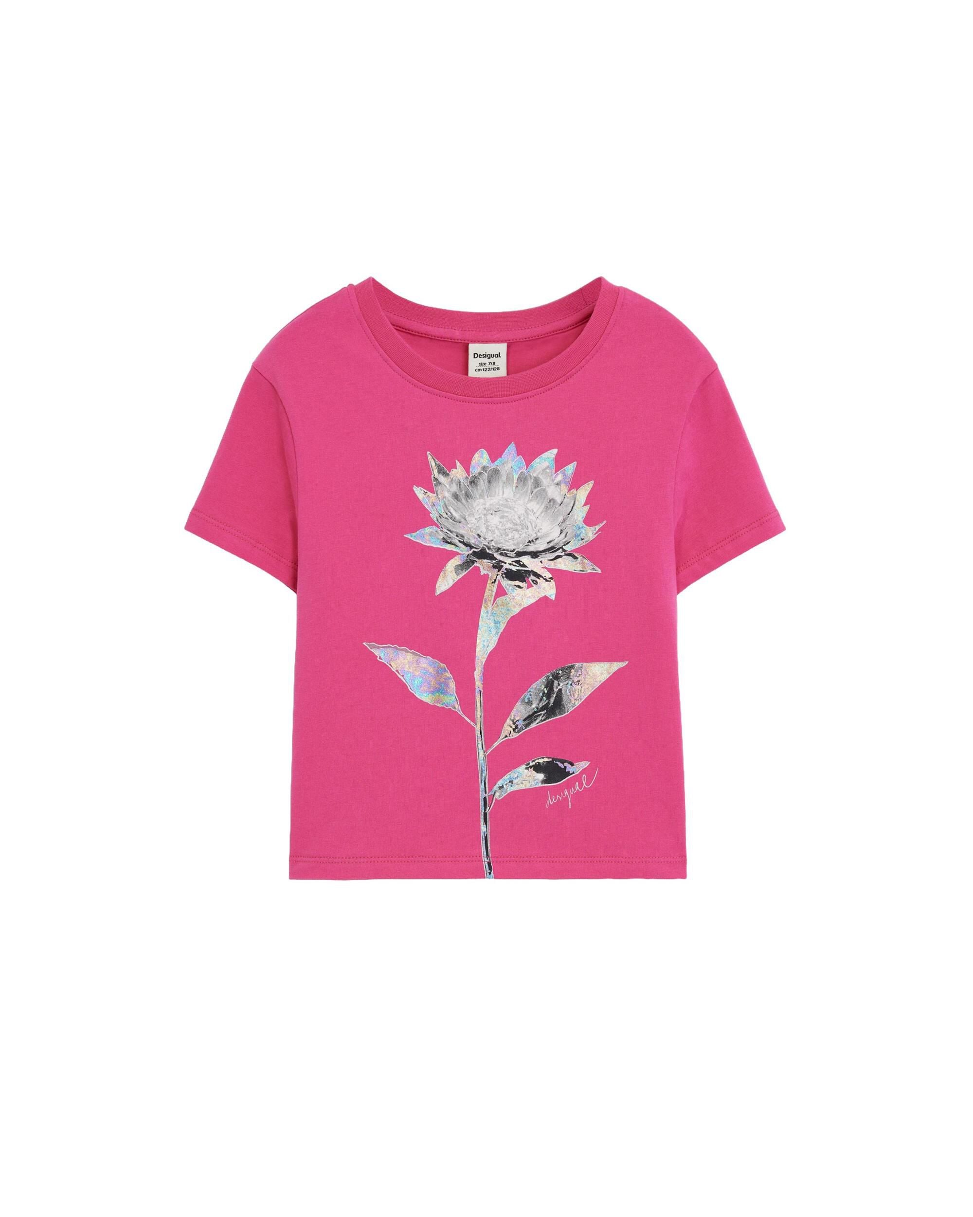 Imagen 0 de Camiseta de niña estampada Rojo