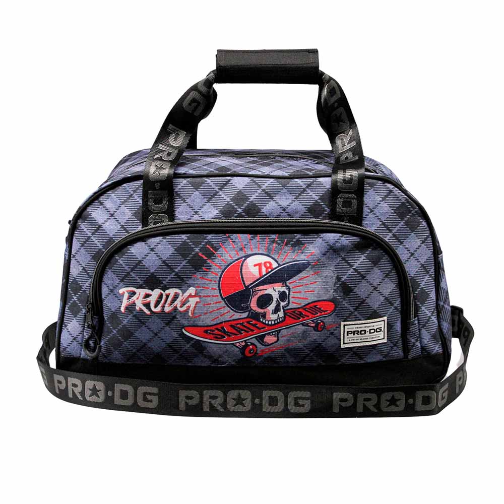 Bolsa de deporte sport Pocket Prodg Skull en color gris.