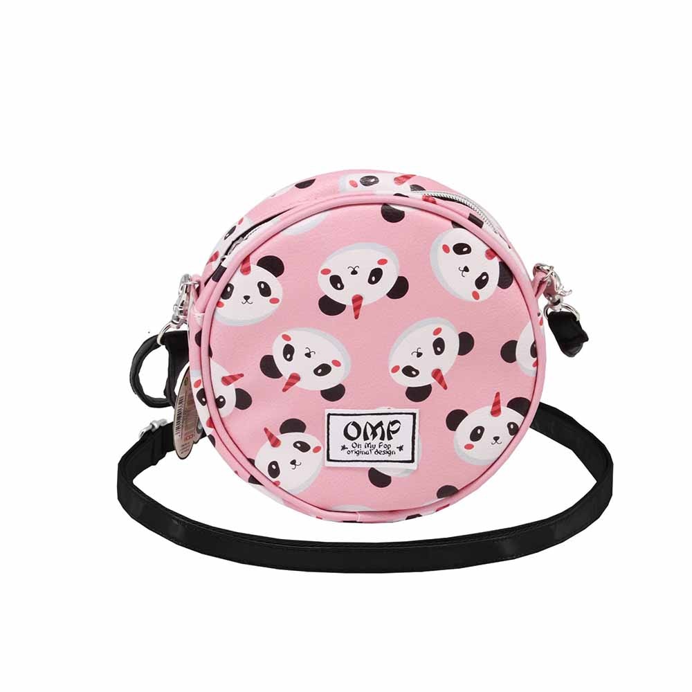 Bolso redondo Oh My Pop! en color rosa.