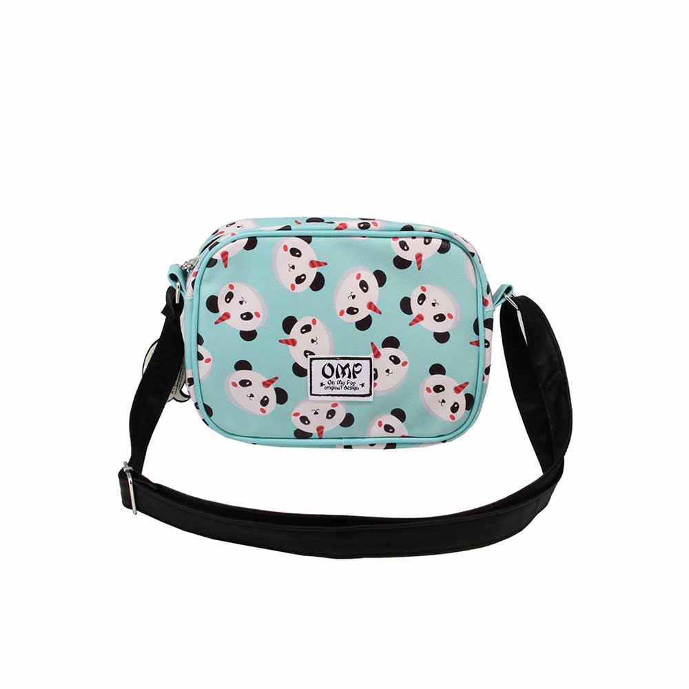 Bolso rectangular Oh My Pop! en color turquesa.