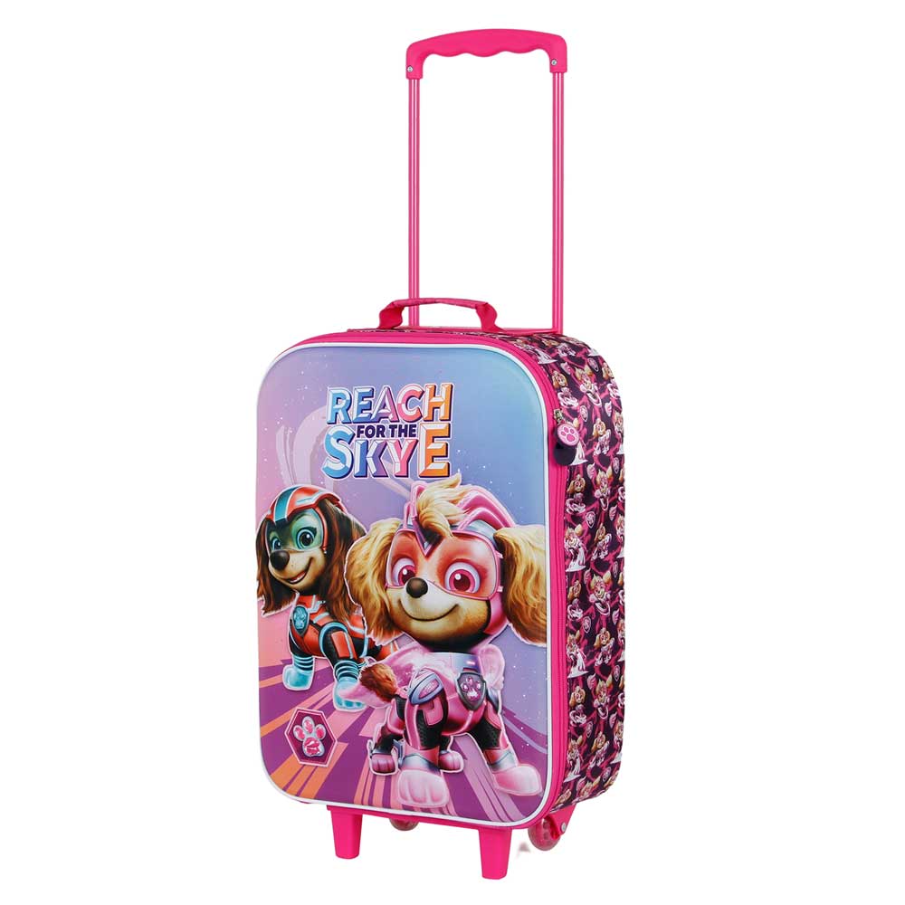 Valigia Trolley Barbie Pets Morbida 3D, 52x33x17 Cm, 26 L, Con Ruote, Per Bambini