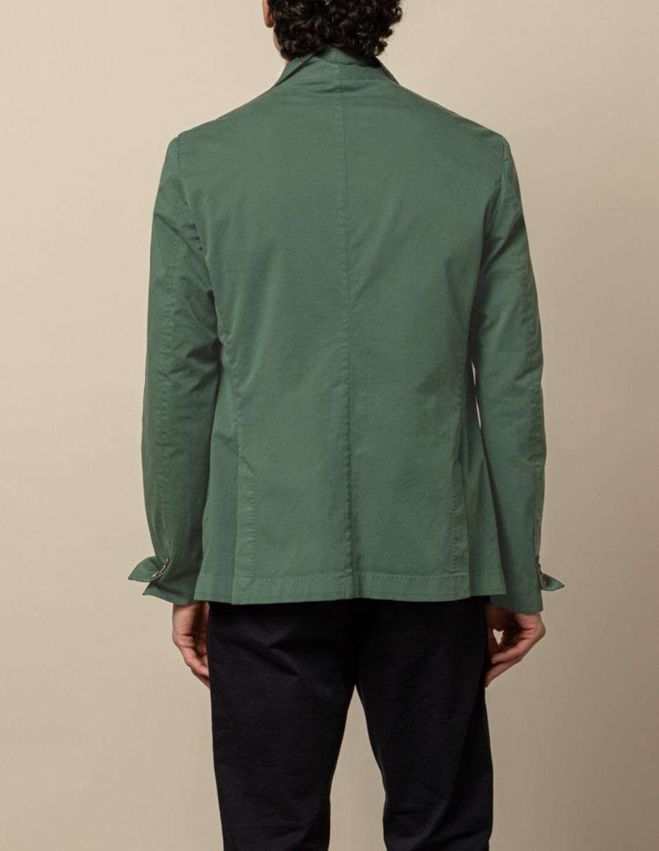 Imagen 2 de Americana de hombre corte regular lisa en verde kaki - Scotta 1985 - Verde oscuro Verde oscuro