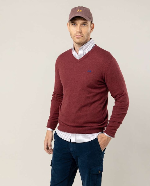 Imagen 0 de Jersey de hombre con cuello pico