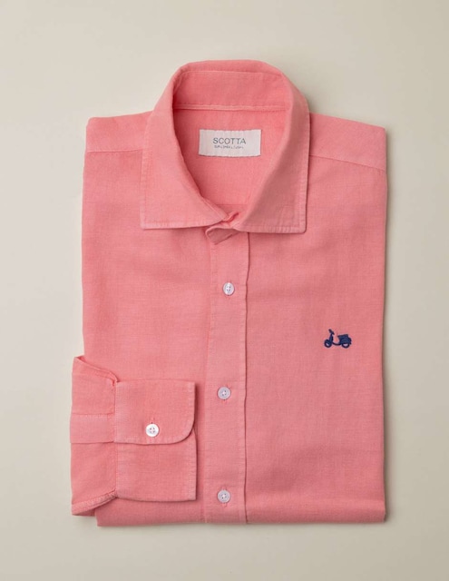 Imagen 0 de Camisa de hombre corte regular lisa