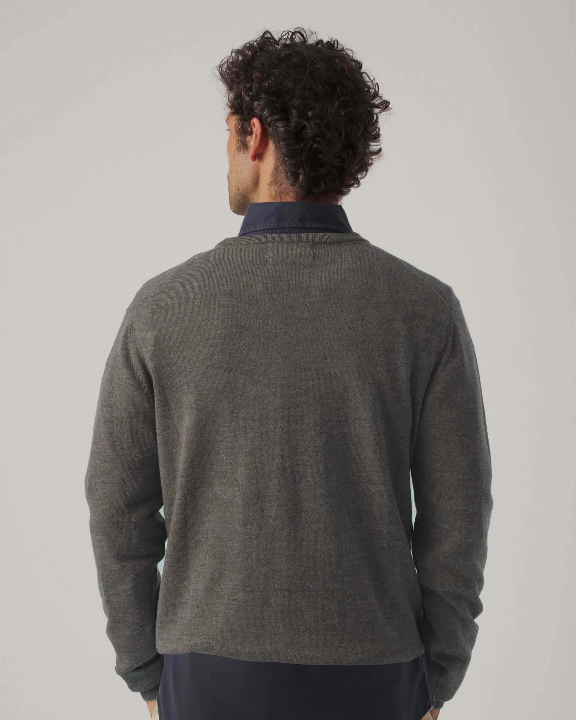 Jersey de hombre con cuello redondo - Scotta 1985 - Kaki Kaki-2