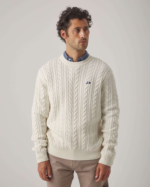 Imagen 0 de Jersey de hombre con cuello redondo