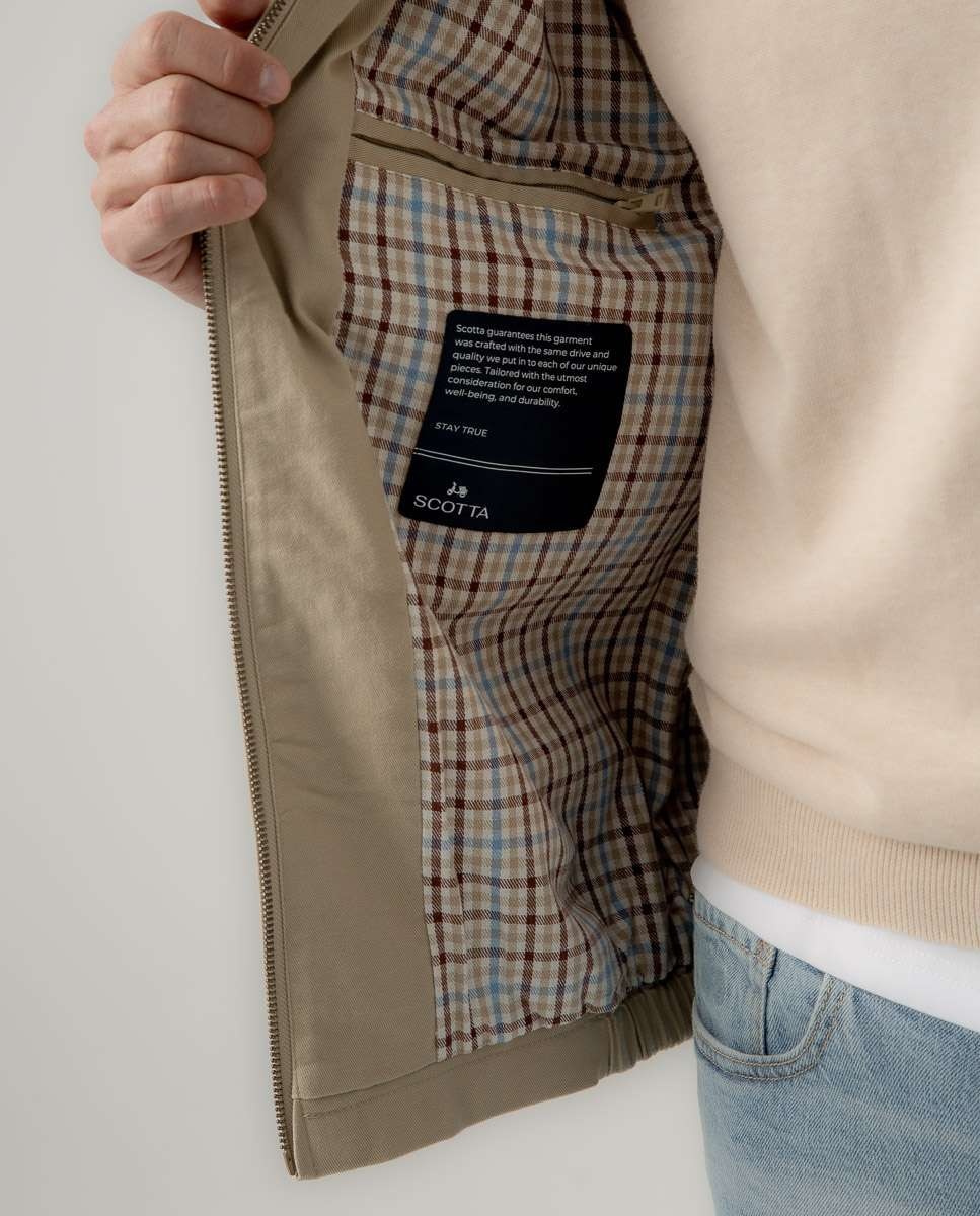 Imagen 4 de Chaqueta de hombre corta - Scotta 1985 - Beige Beige