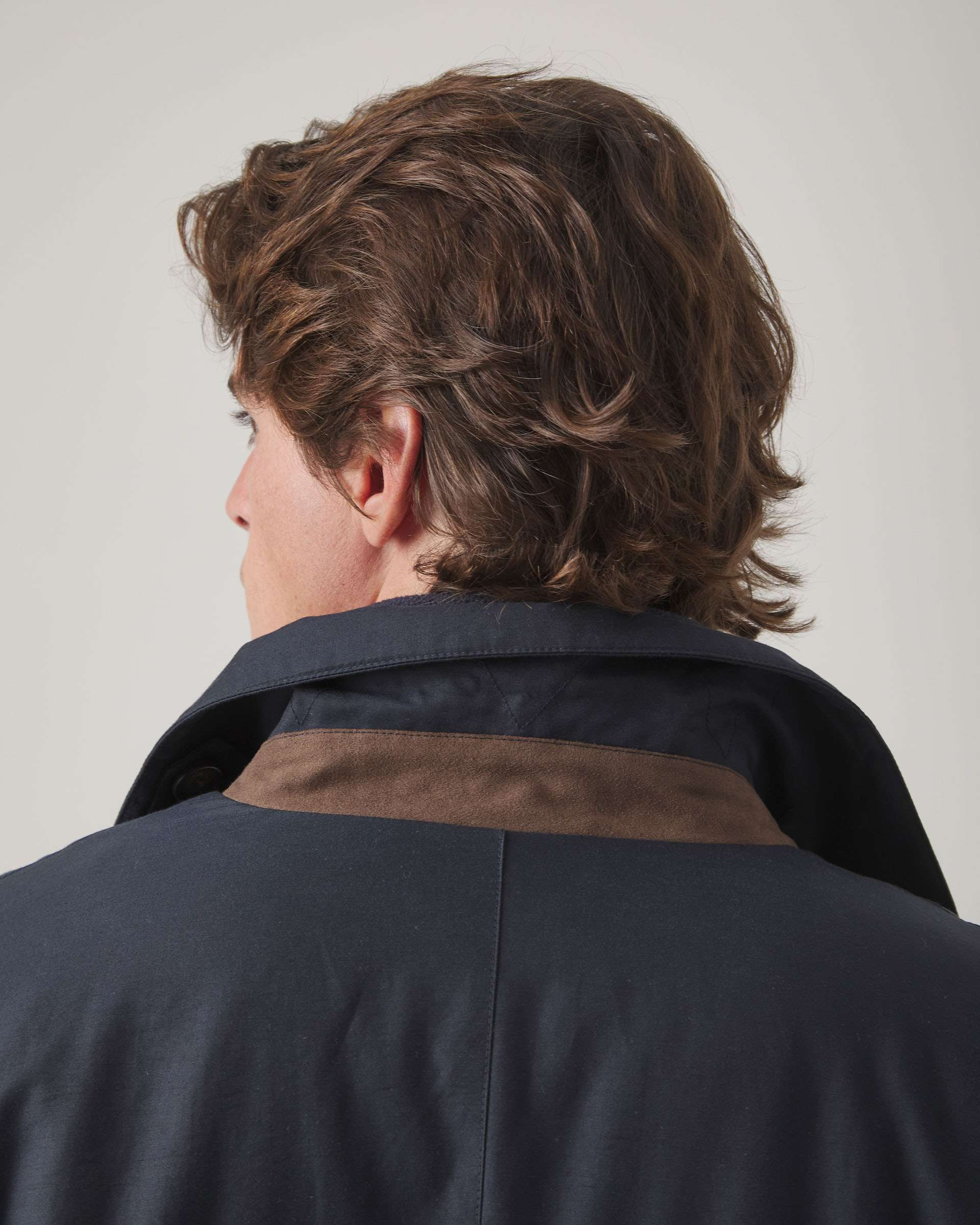 Parka de hombre con cierre de botones - Scotta 1985 - Azul marino Azul marino-4