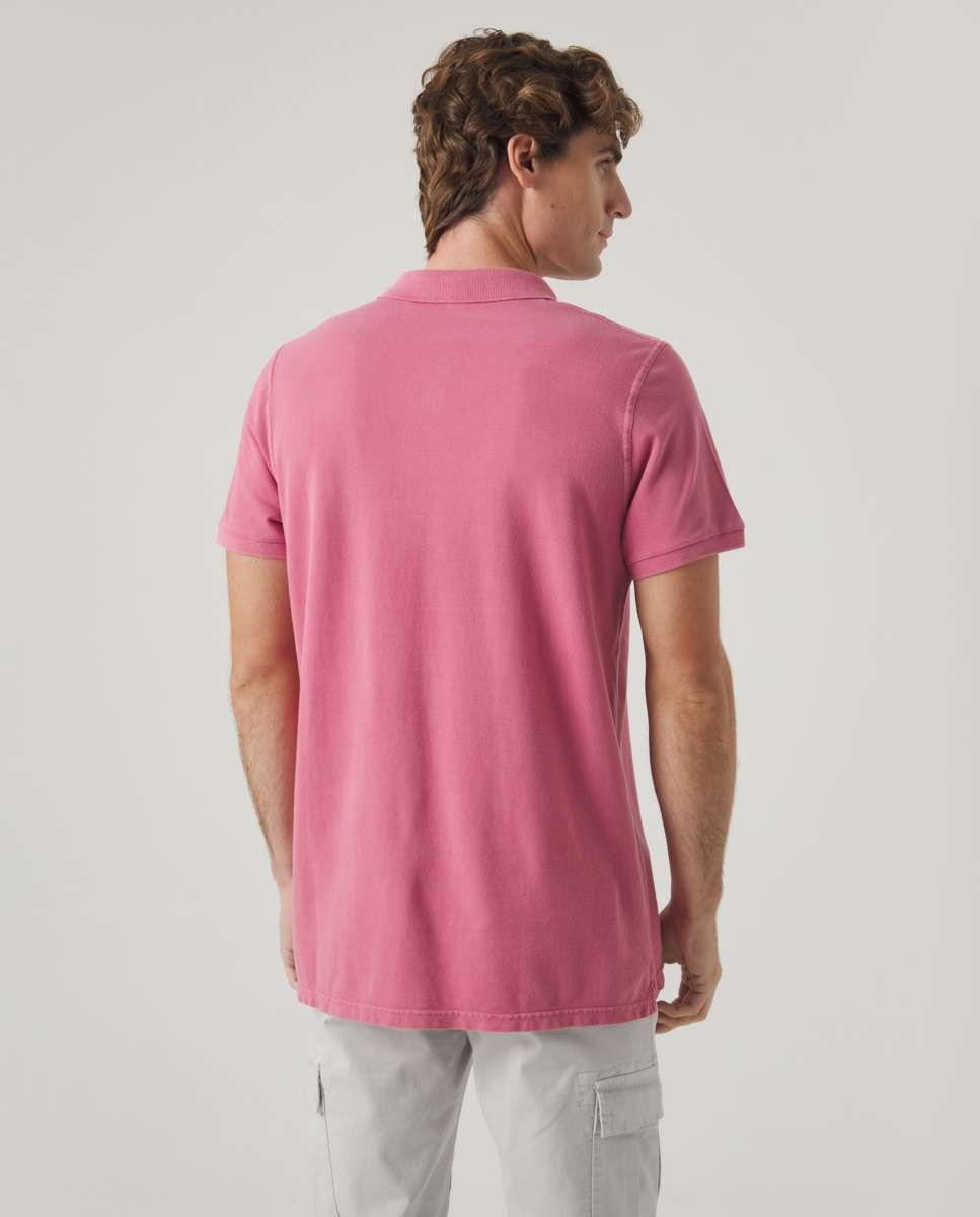 Polo de hombre de manga corta - Scotta 1985 - Rosa Rosa-2