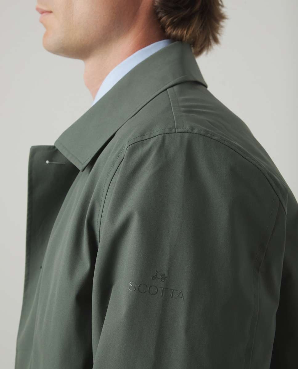 Trenka de hombre con cierre de botones en - Scotta 1985 - Verde Verde-2