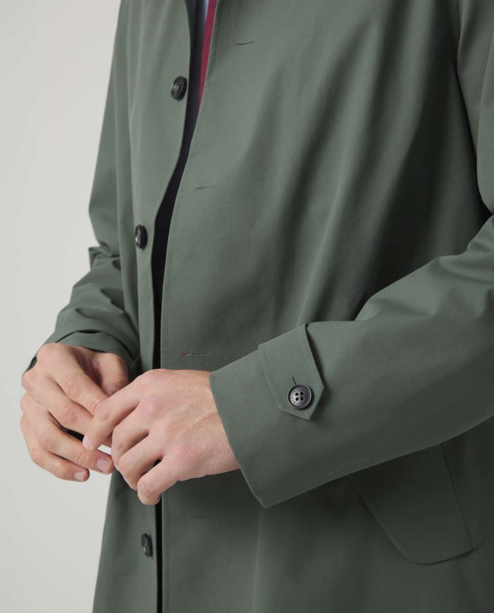 Trenka de hombre con cierre de botones en - Scotta 1985 - Verde Verde-3